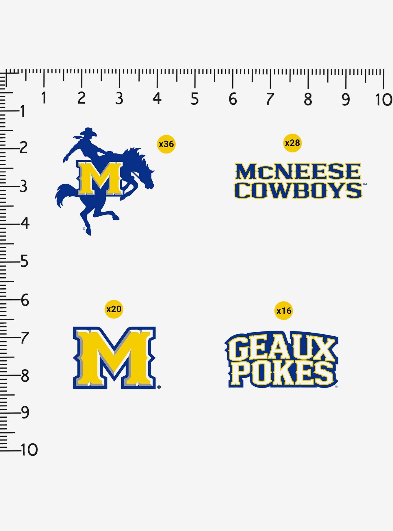 McNeese State University Cowboys 100Ct Sticker Pack, , alternate