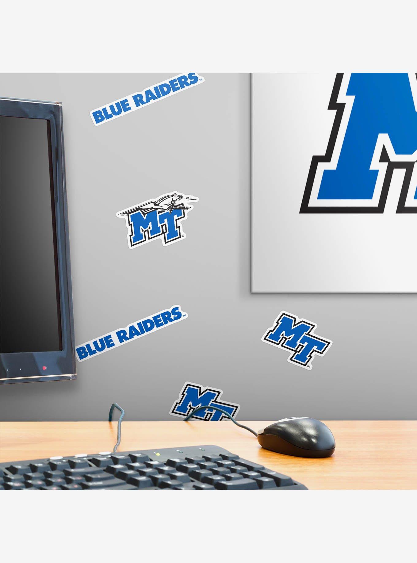 Middle Tennessee State University Blue Raiders 100Ct Sticker Pack, , alternate