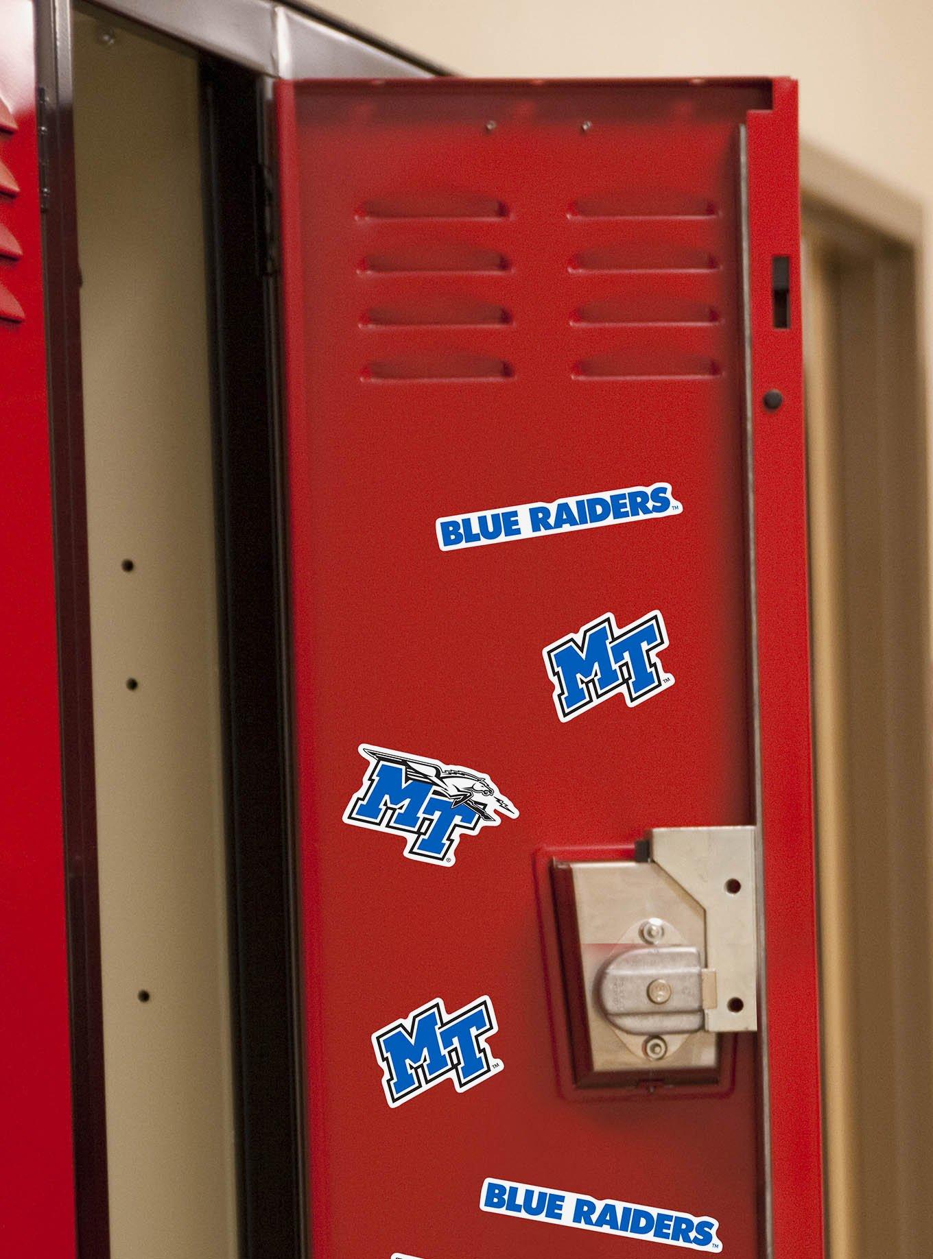 Middle Tennessee State University Blue Raiders 100Ct Sticker Pack, , alternate