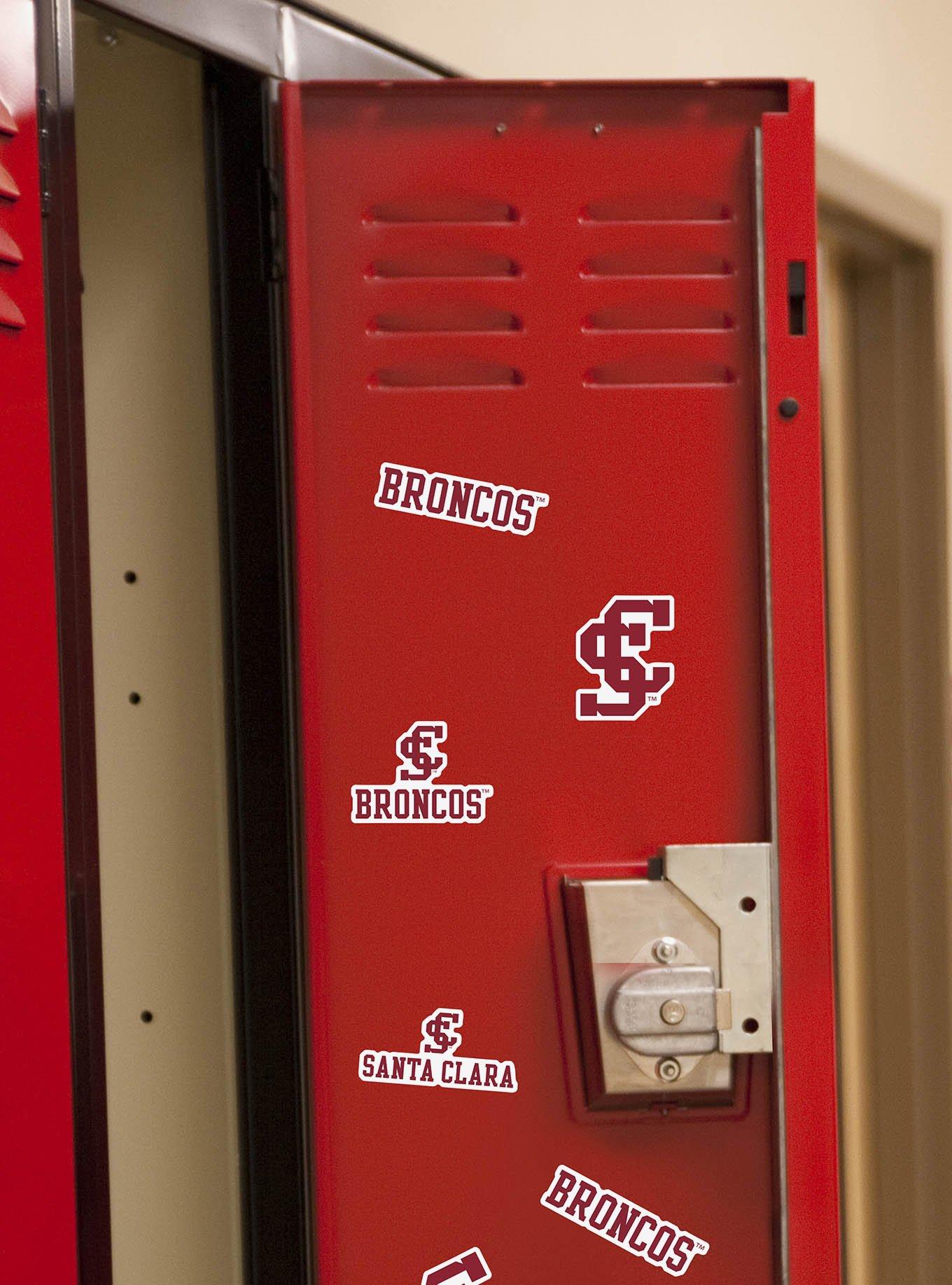 Santa Clara University Broncos 100Ct Sticker Pack, , alternate