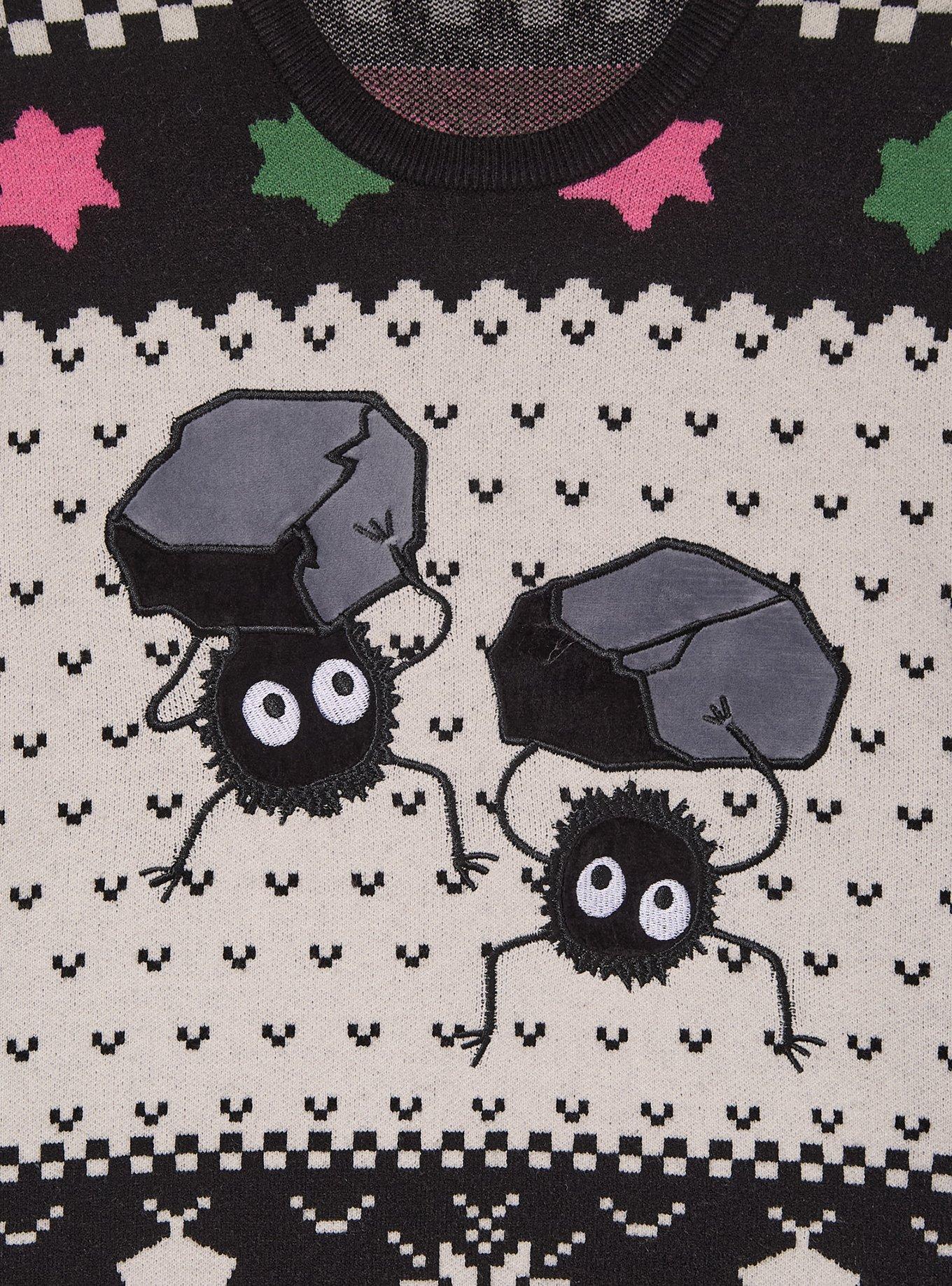 Studio Ghibli&reg; Spirited Away Soot Sprites Holiday Sweater - BoxLunch Exclusive, MULTI, alternate