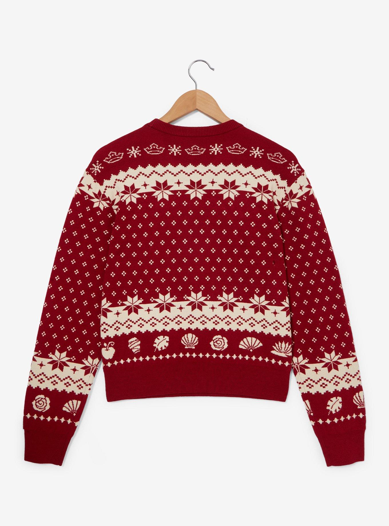 Disney Princess Portrait Holiday Sweater — BoxLunch Exclusive, , hi-res