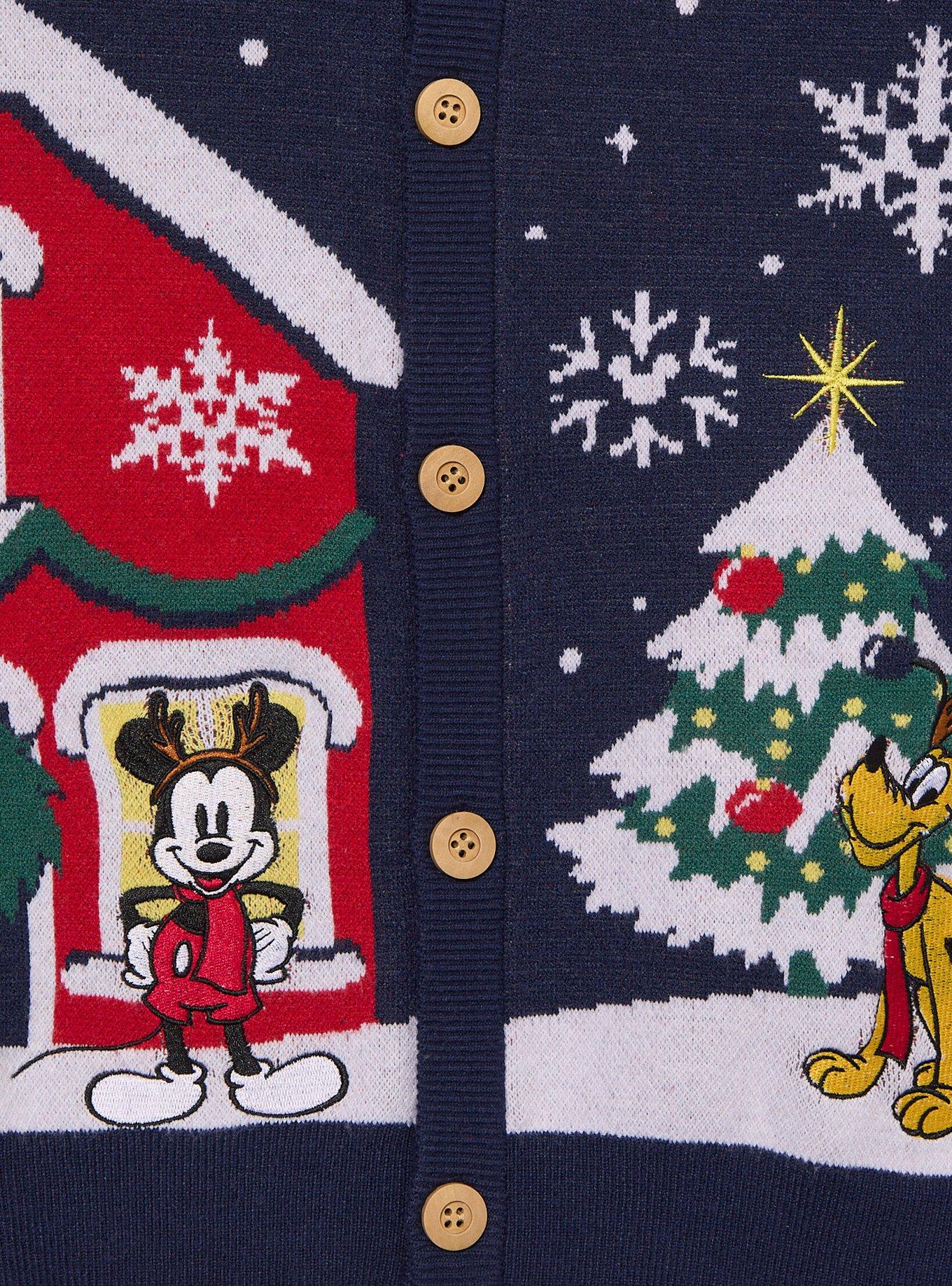 Disney Mickey Mouse & Friends Holiday Scene Sweater Vest - BoxLunch Exclusive, MULTI, alternate