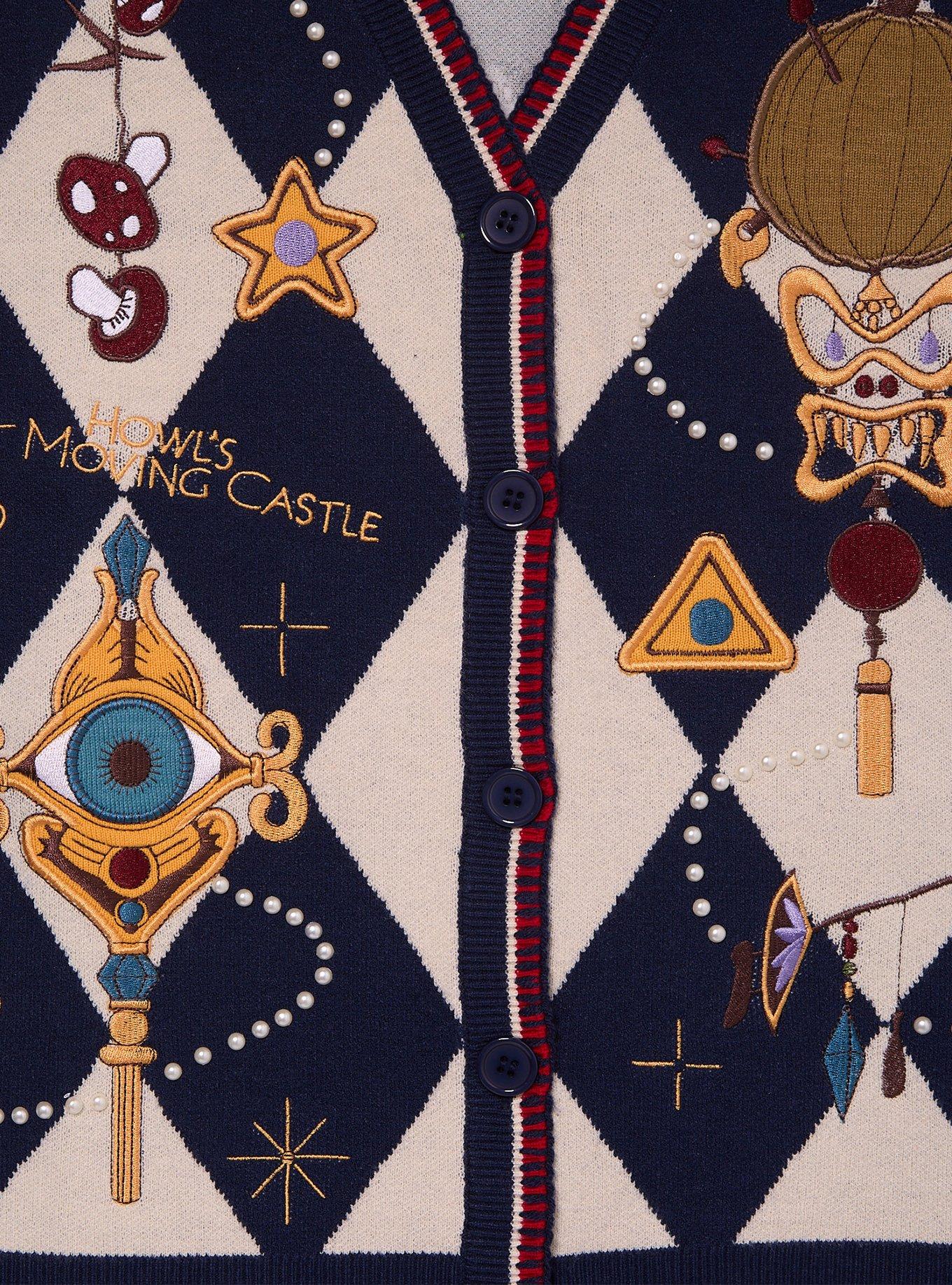 Studio Ghibli® Howl's Moving Castle Women's Plus Size Sweater Vest — BoxLunch Exclusive, MULTI, alternate