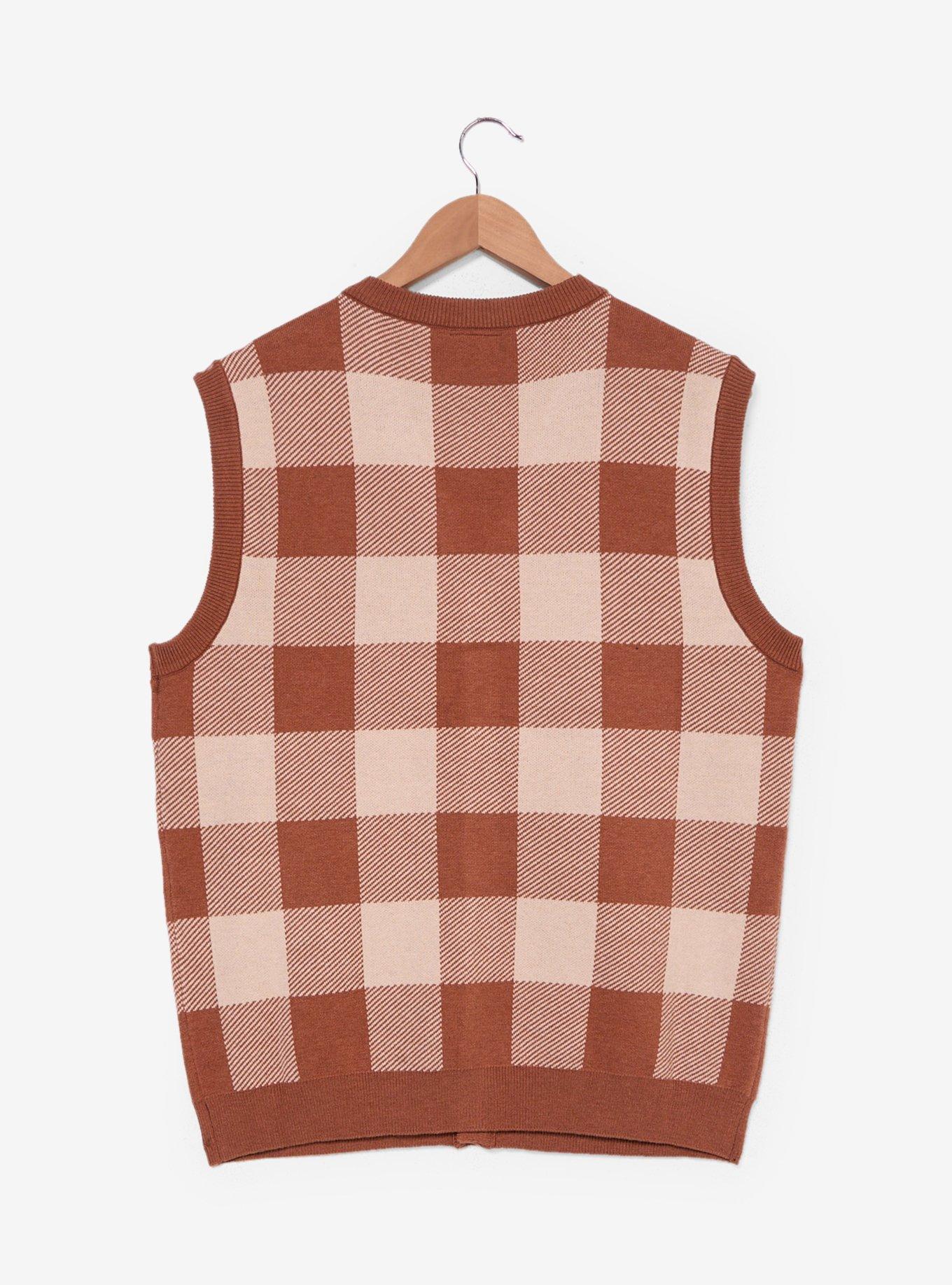 DreamWorks Shrek Plaid Holiday Sweater Vest - BoxLunch Exclusive, , hi-res