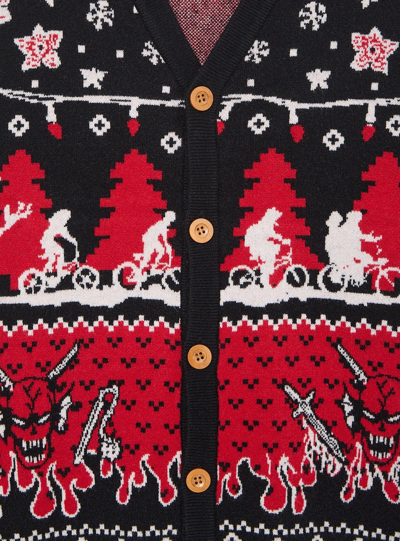 Stranger Things Holiday Icons Sweater Vest - BoxLunch Exclusive, MULTI, alternate