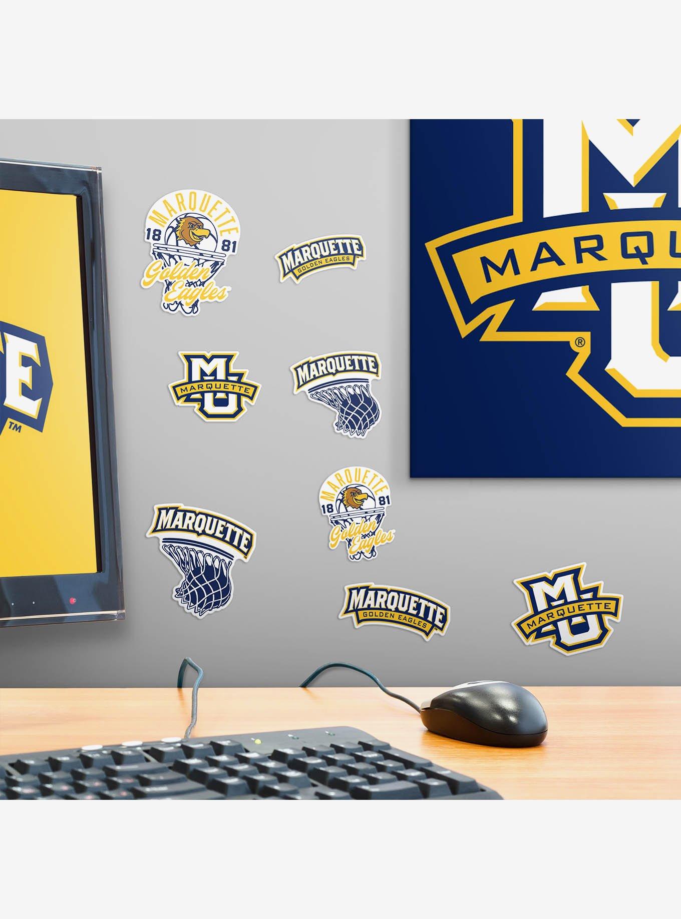 Marquette Golden Eagles Basketball 100Ct Sticker Pack, , alternate
