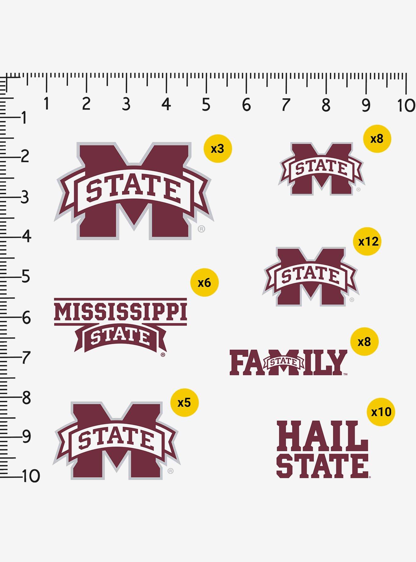 Mississippi State Bulldogs 100Ct Sticker Pack, , alternate