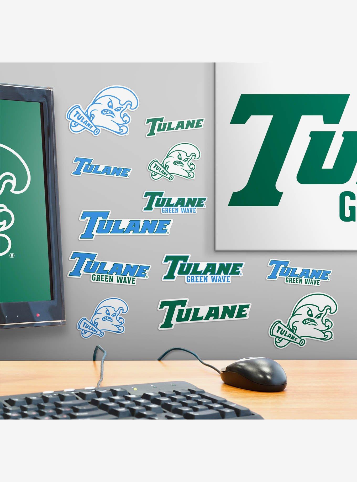 Tulane Green Wave 100Ct Sticker Pack, , alternate