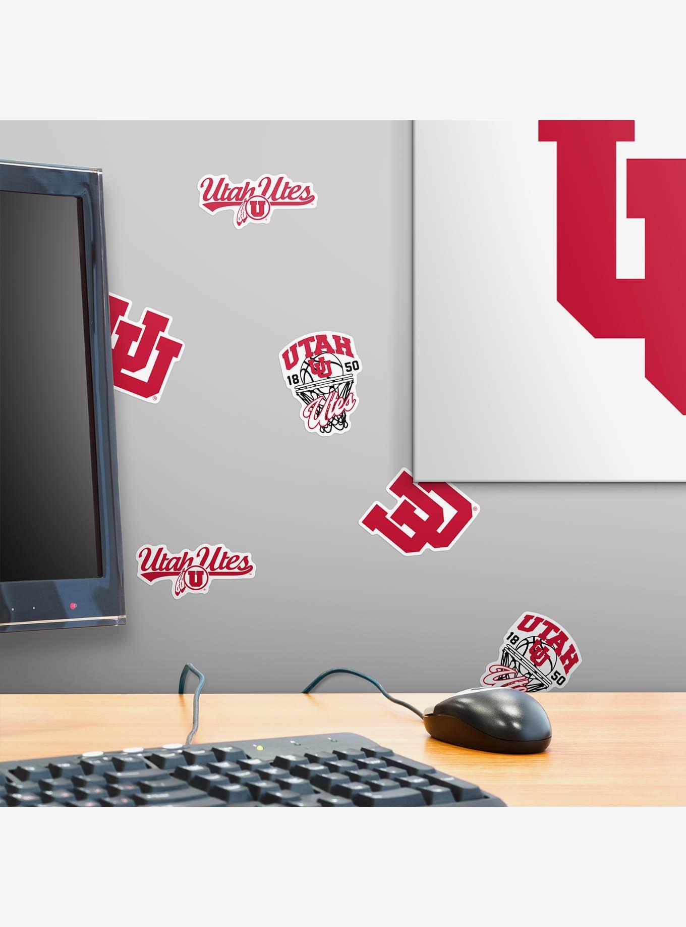 Utah Utes Basketball 100Ct Sticker Pack, , alternate