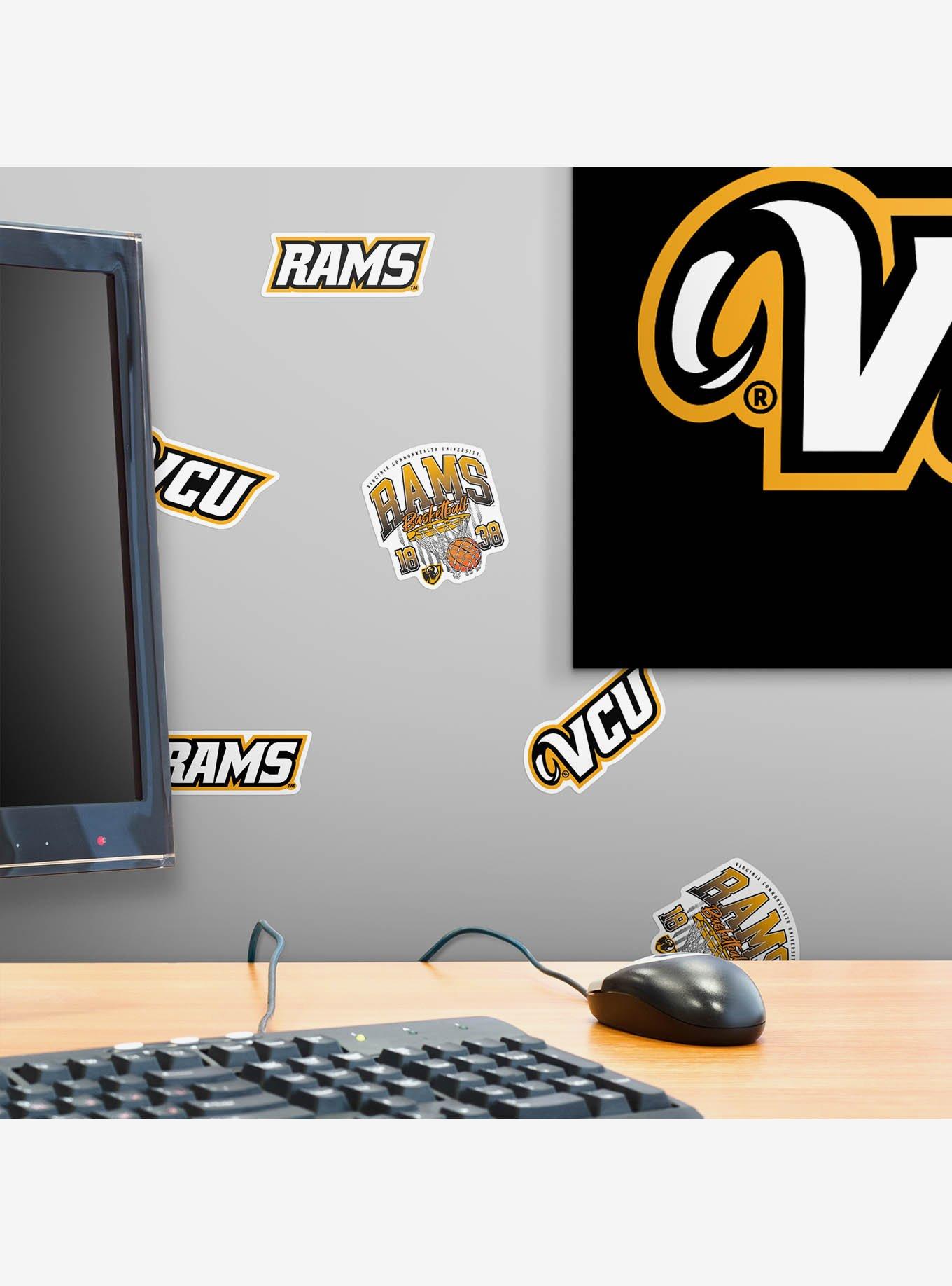 VCU Rams Basketball 100Ct Sticker Pack, , alternate