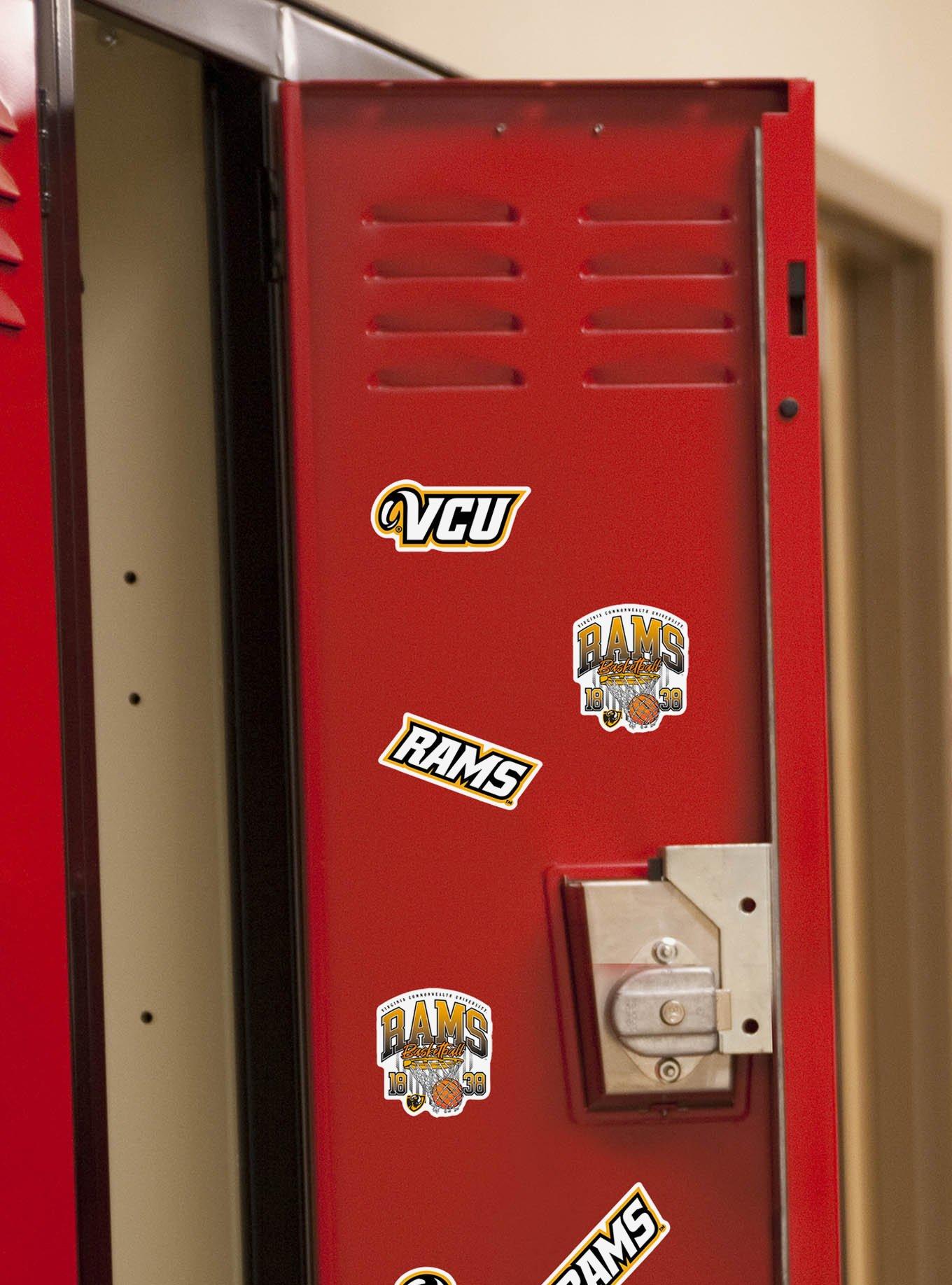 VCU Rams Basketball 100Ct Sticker Pack, , alternate