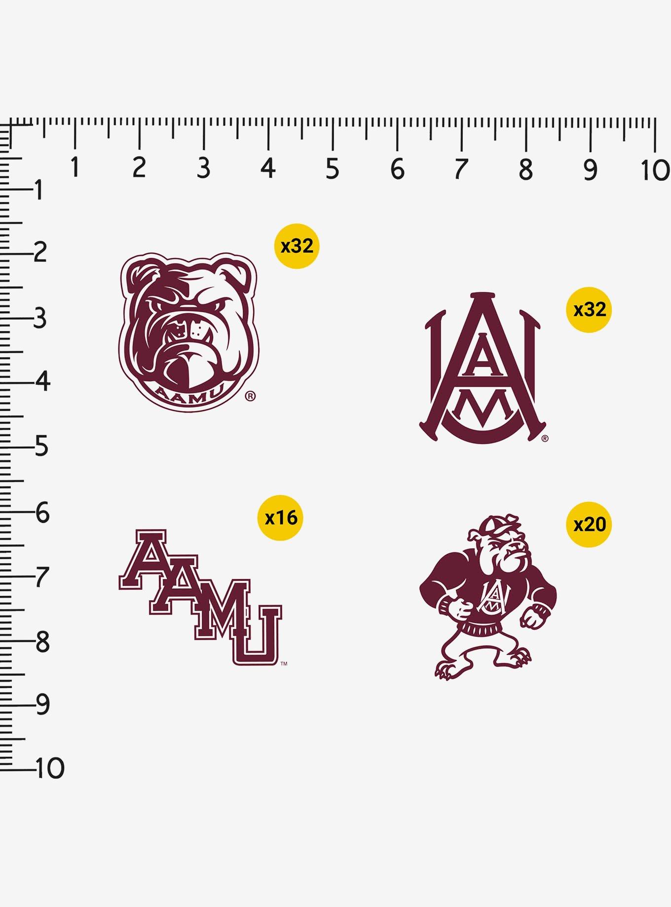 Alabama A&M University 100Ct Sticker Pack, , alternate