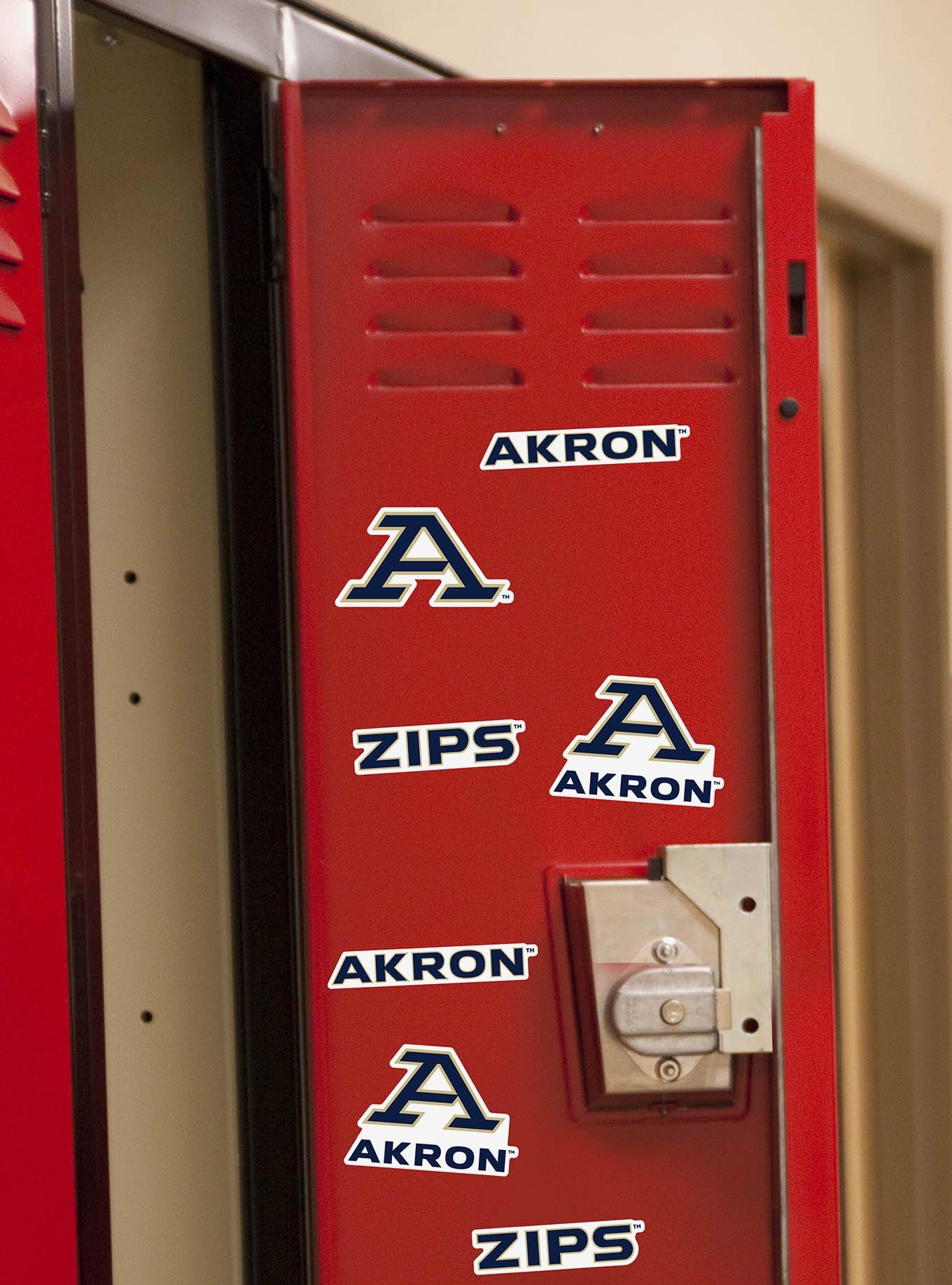 University Of Akron 100Ct Sticker Pack, , alternate