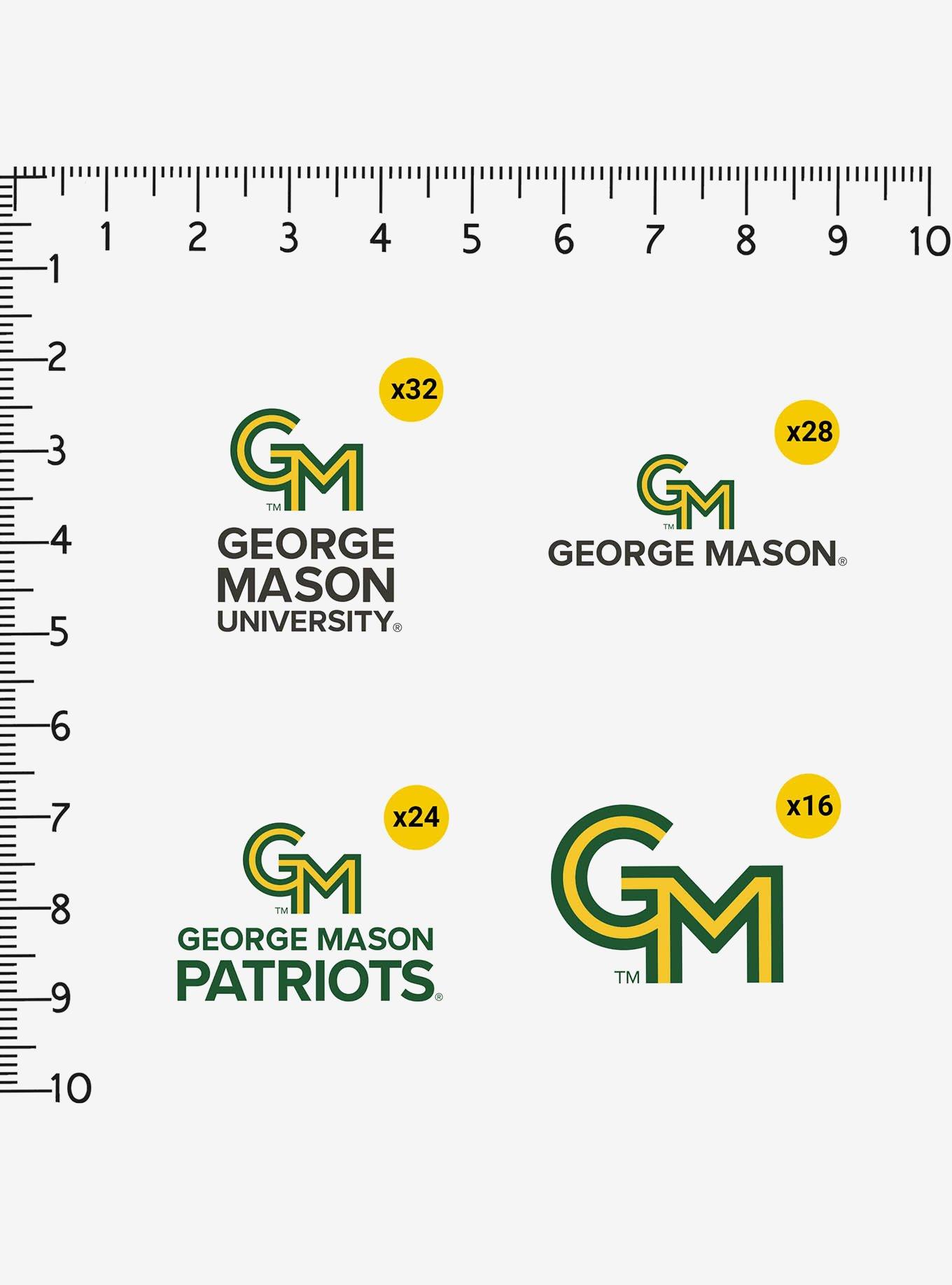 George Mason University Patriots 100Ct Sticker Pack, , alternate
