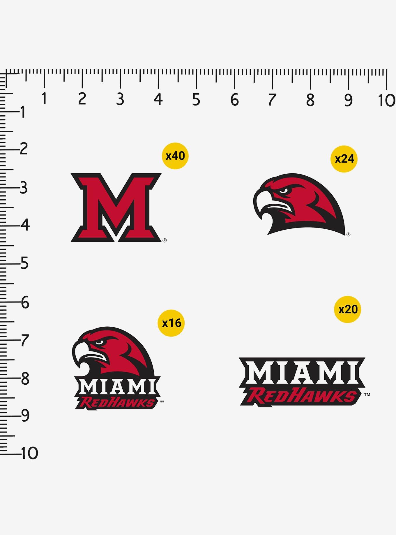 Miami University Oh 100Ct Sticker Pack, , alternate