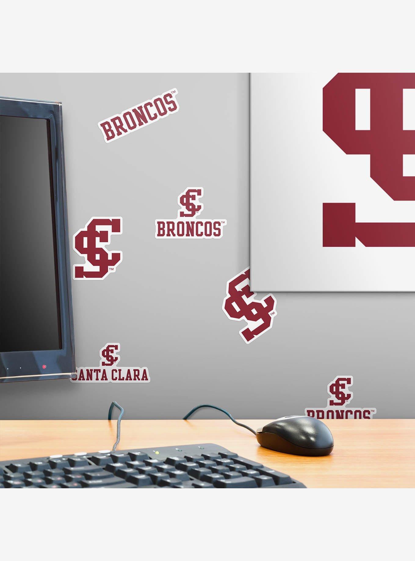 Santa Clara University Broncos 100Ct Sticker Pack, , alternate
