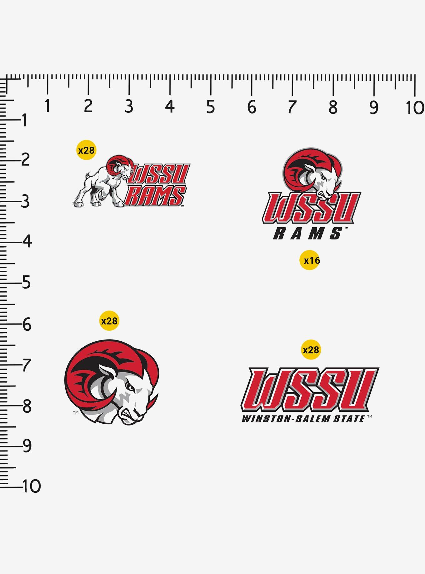 Winston-Salem State University 100Ct Sticker Pack, , alternate