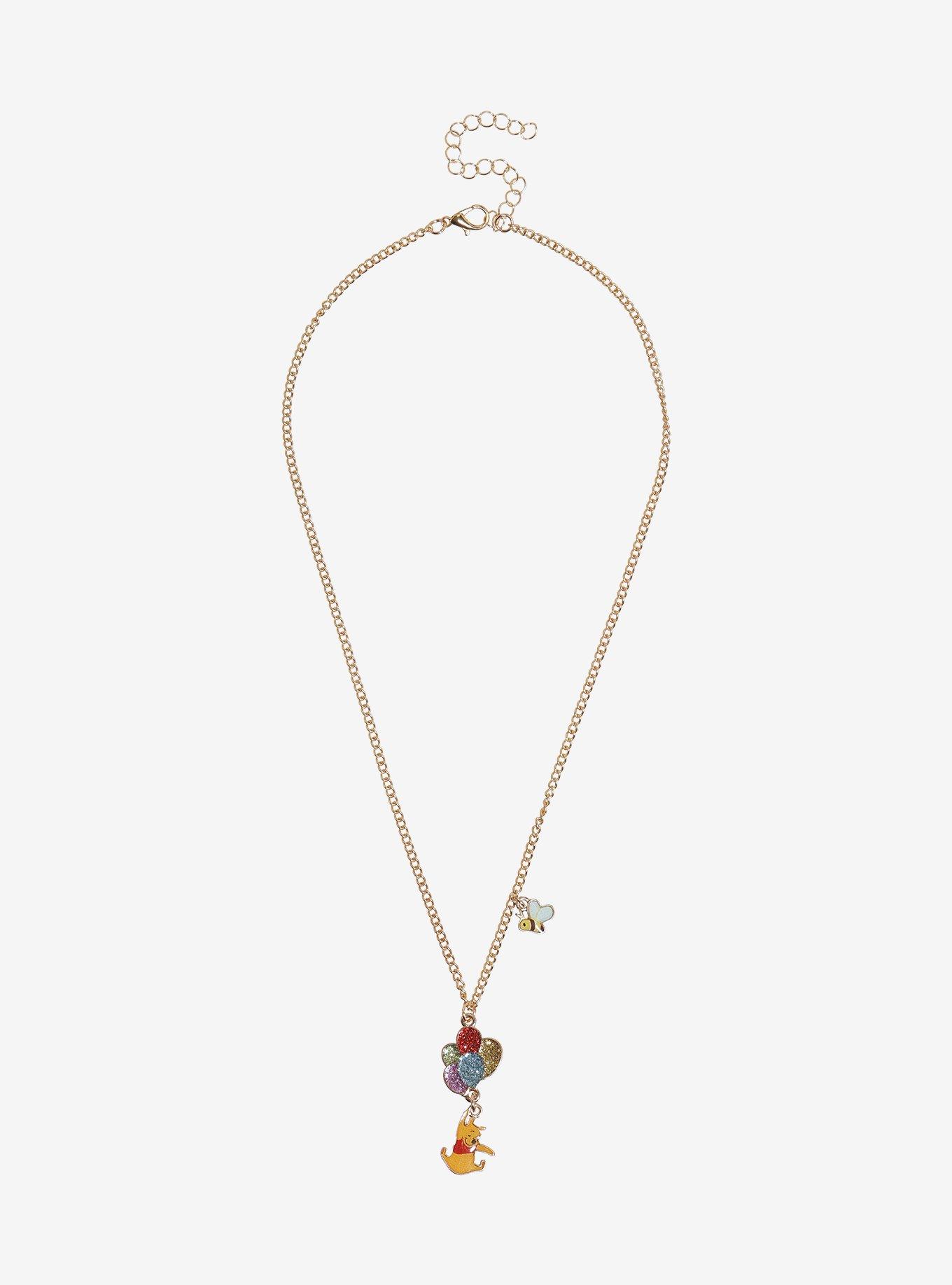 Disney Winnie The Pooh Balloon Pooh Necklace, , hi-res