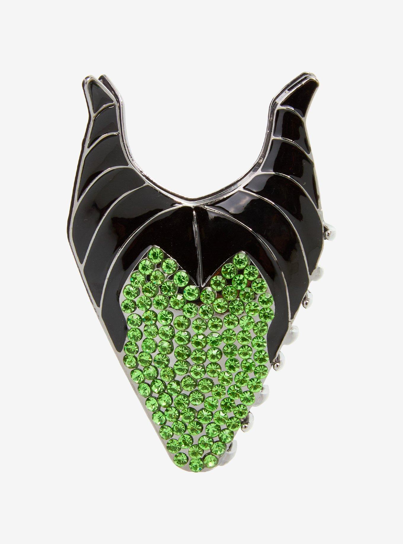 Disney Villains Maleficent Face Figural Claw Hair Clip, , hi-res