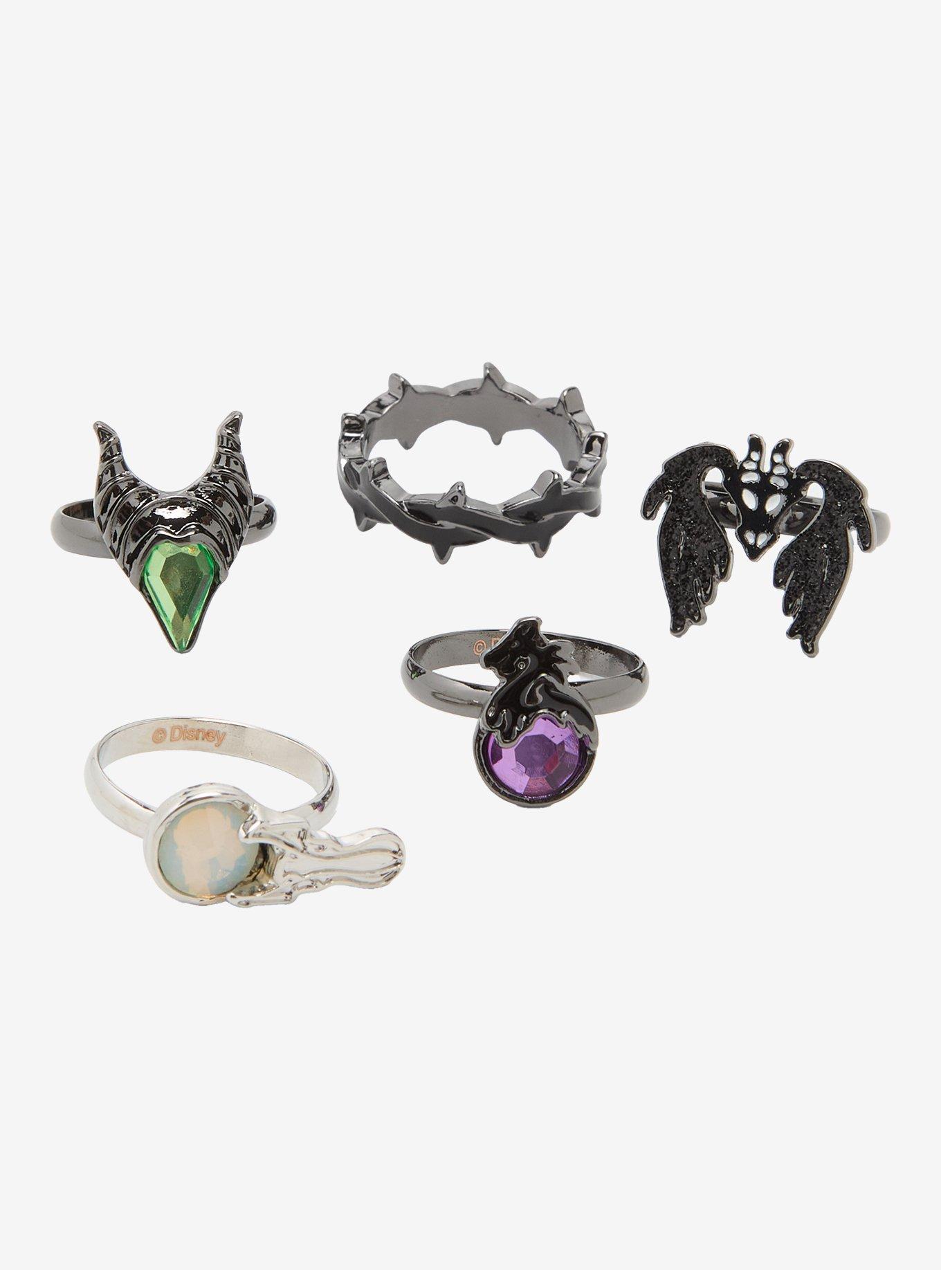 Disney Villains Maleficent Ring Set, , hi-res