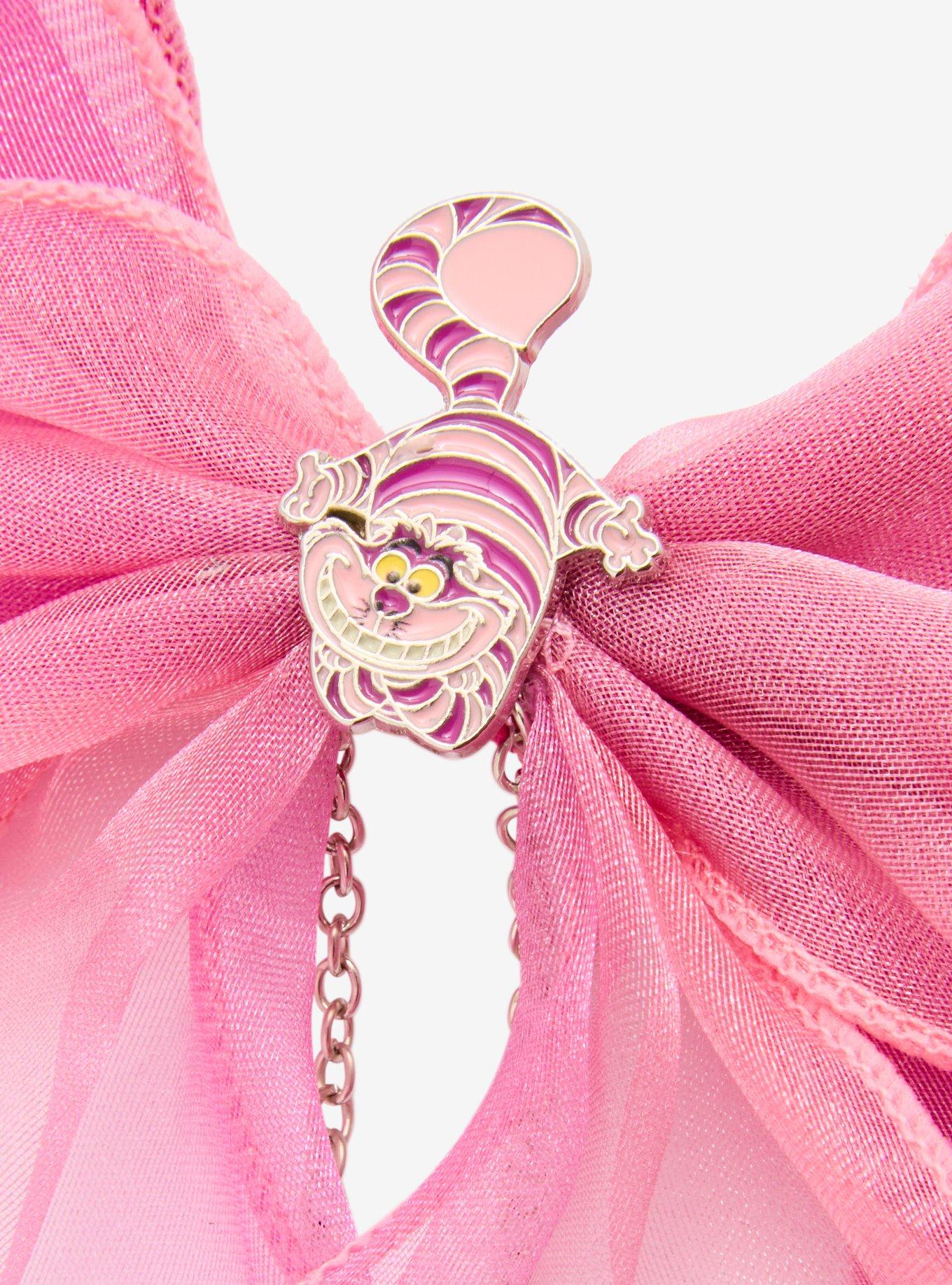 Disney Alice In Wonderland Cheshire Cat Organza Hair Bow, , alternate