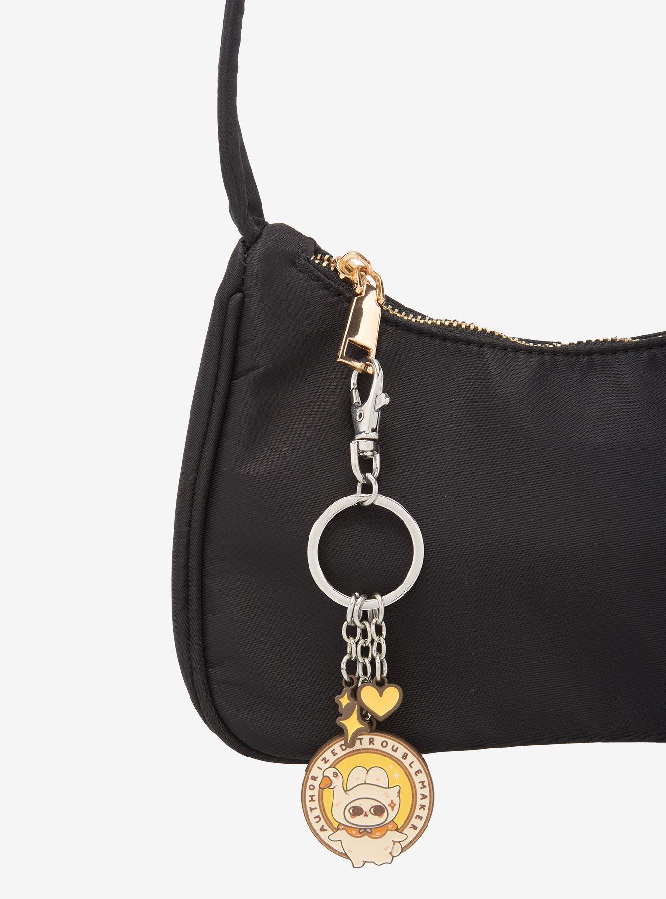 mooniecoco Authorized Troublemaker Multi-Charm Keychain, , hi-res