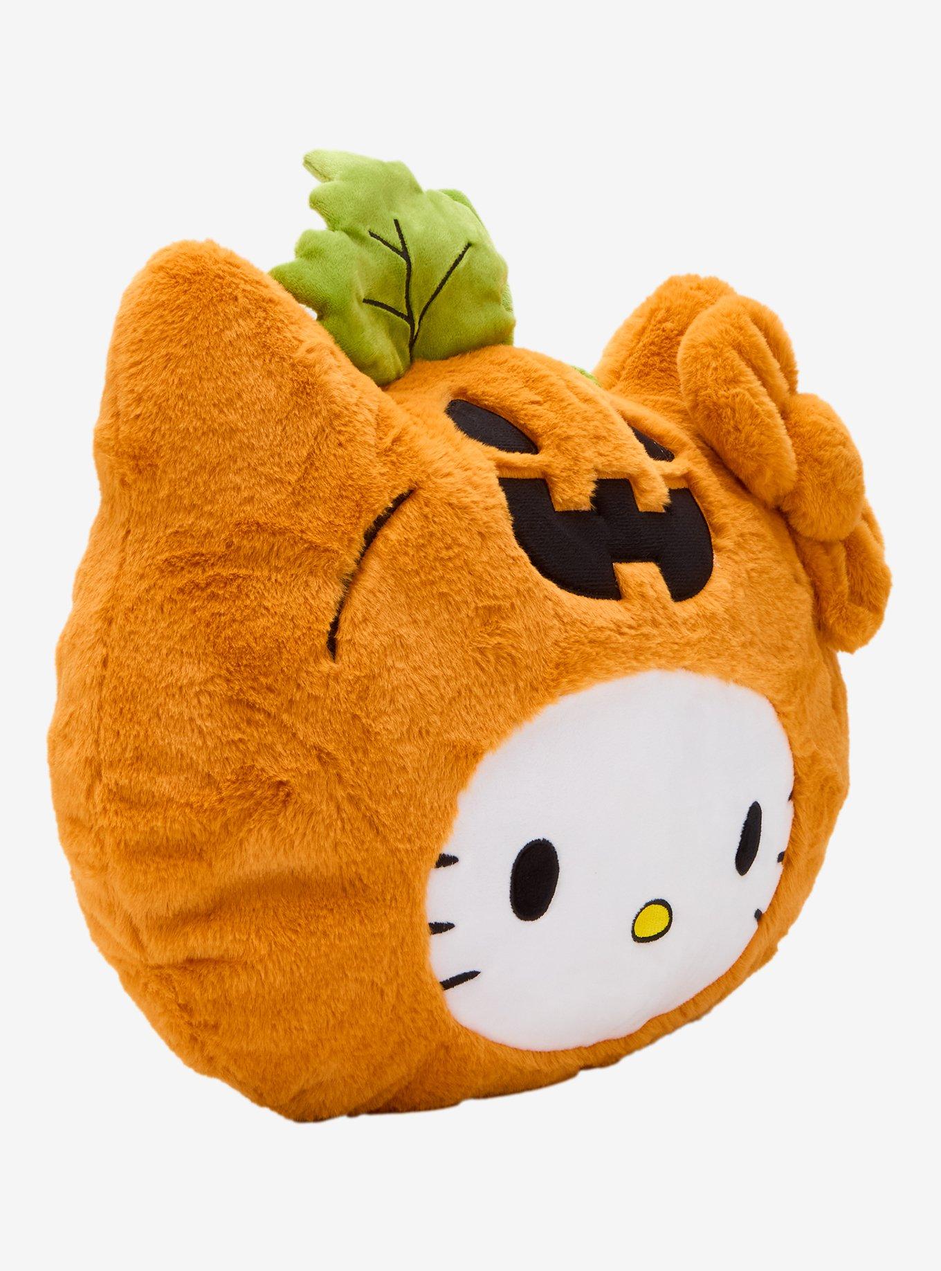 Sanrio Hello Kitty Pumpkin Hat Figural Pillow — BoxLunch Exclusive, , hi-res