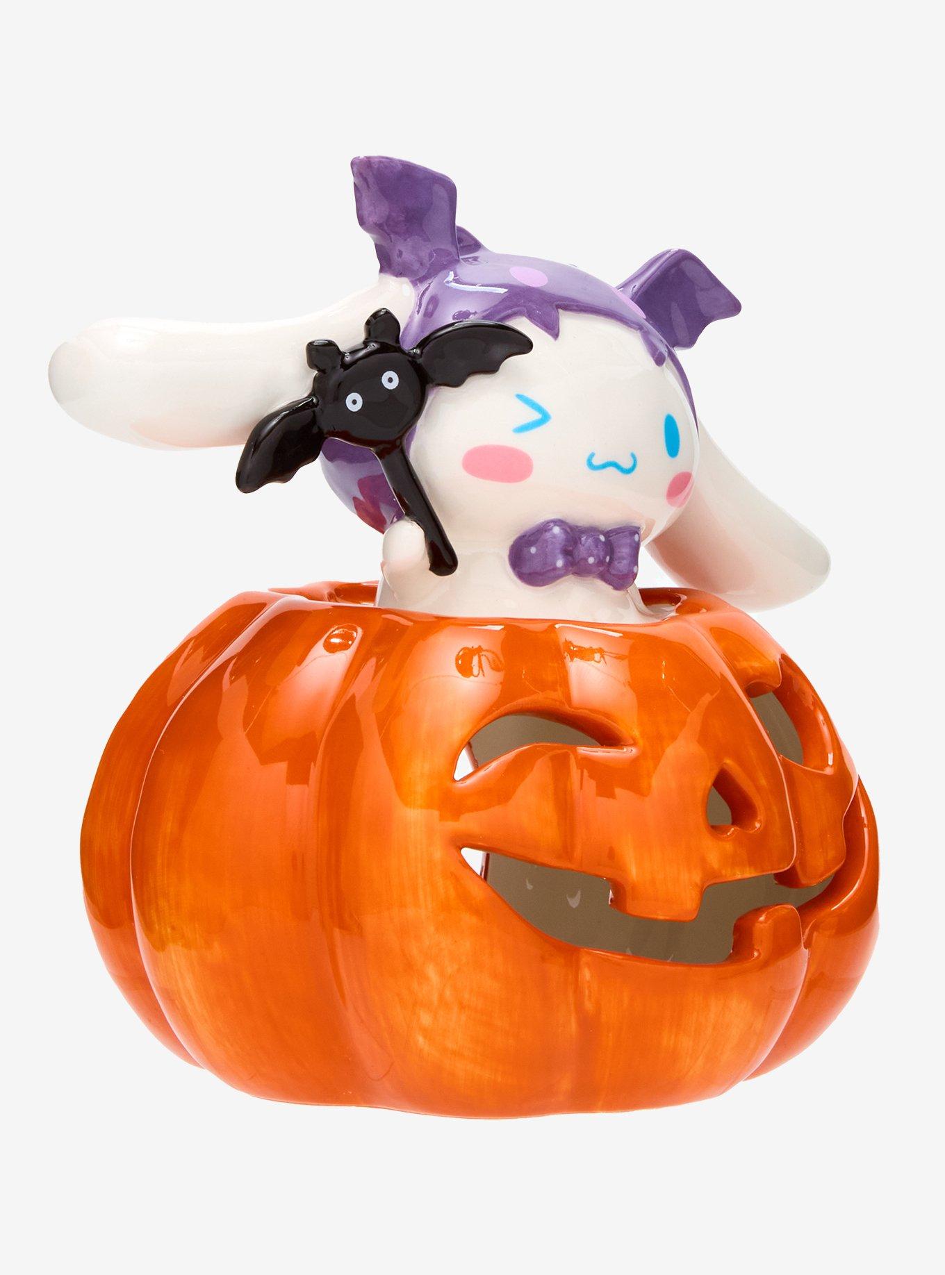 Sanrio Cinnamoroll Jack-o-Lantern Tea Light Holder — BoxLunch Exclusive, , hi-res