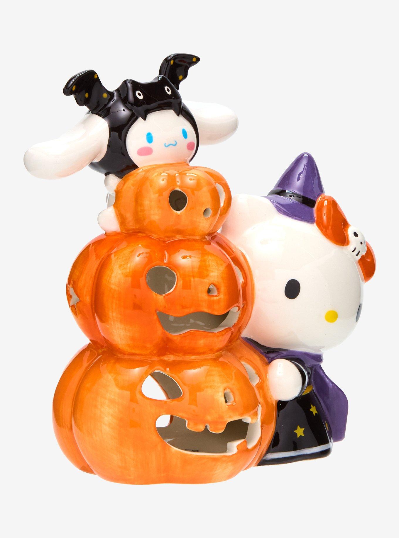 Sanrio Hello Kitty & Cinnamoroll Pumpkins Tea Light Holder, , hi-res