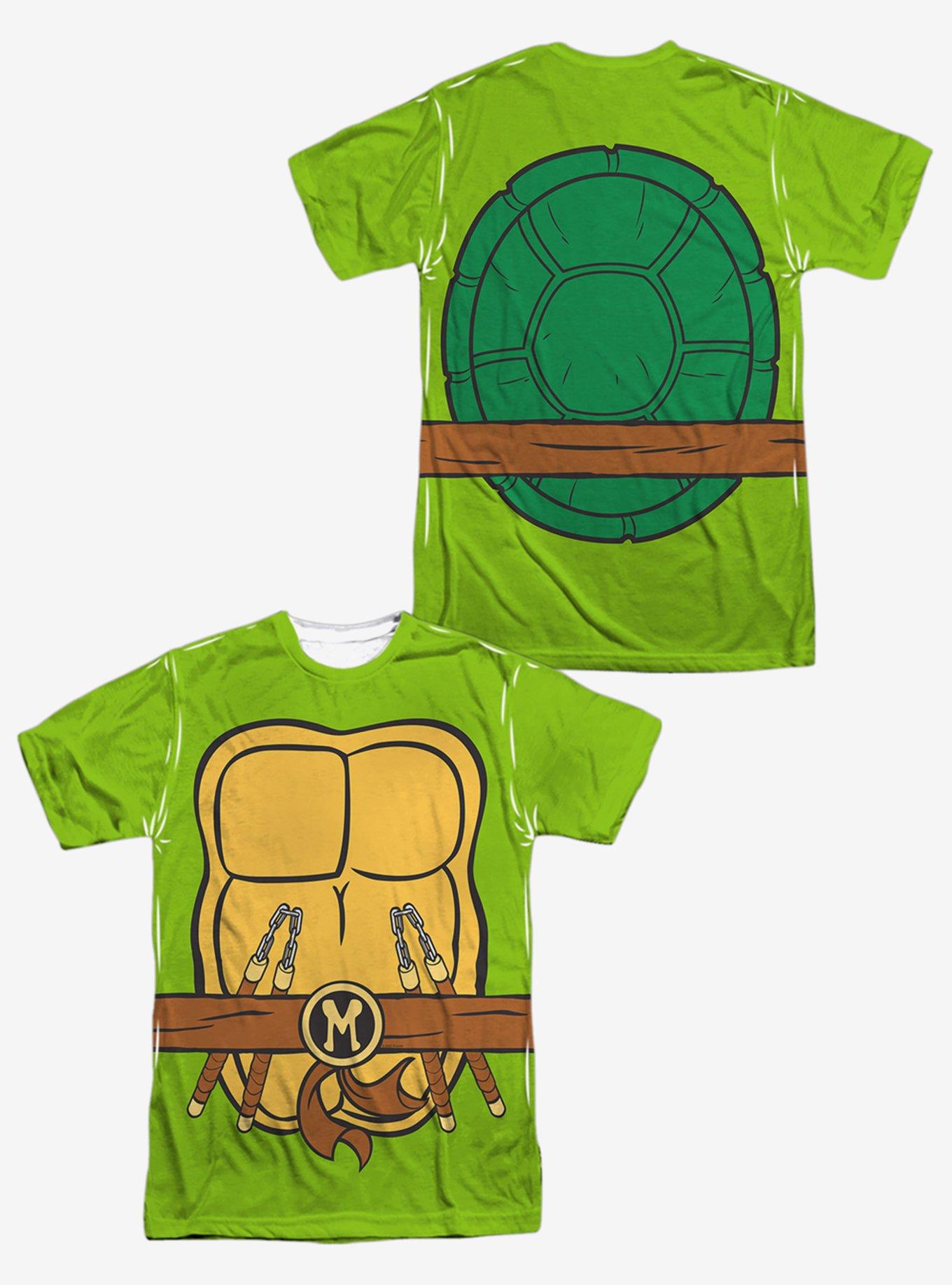 Teenage Mutant Ninja Turtles Michelangelo Costume Sublimated T-Shirt, MULTI, alternate