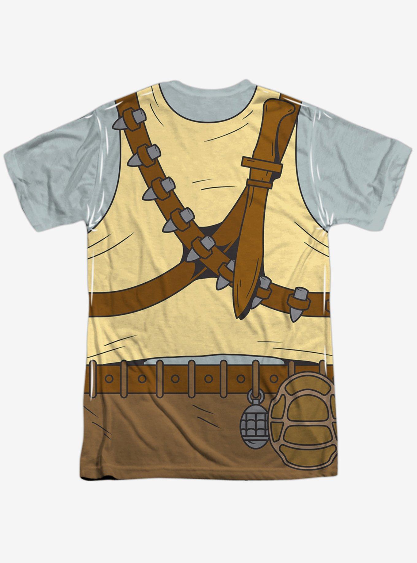 Teenage Mutant Ninja Turtles Rocksteady Costume Sublimated T-Shirt