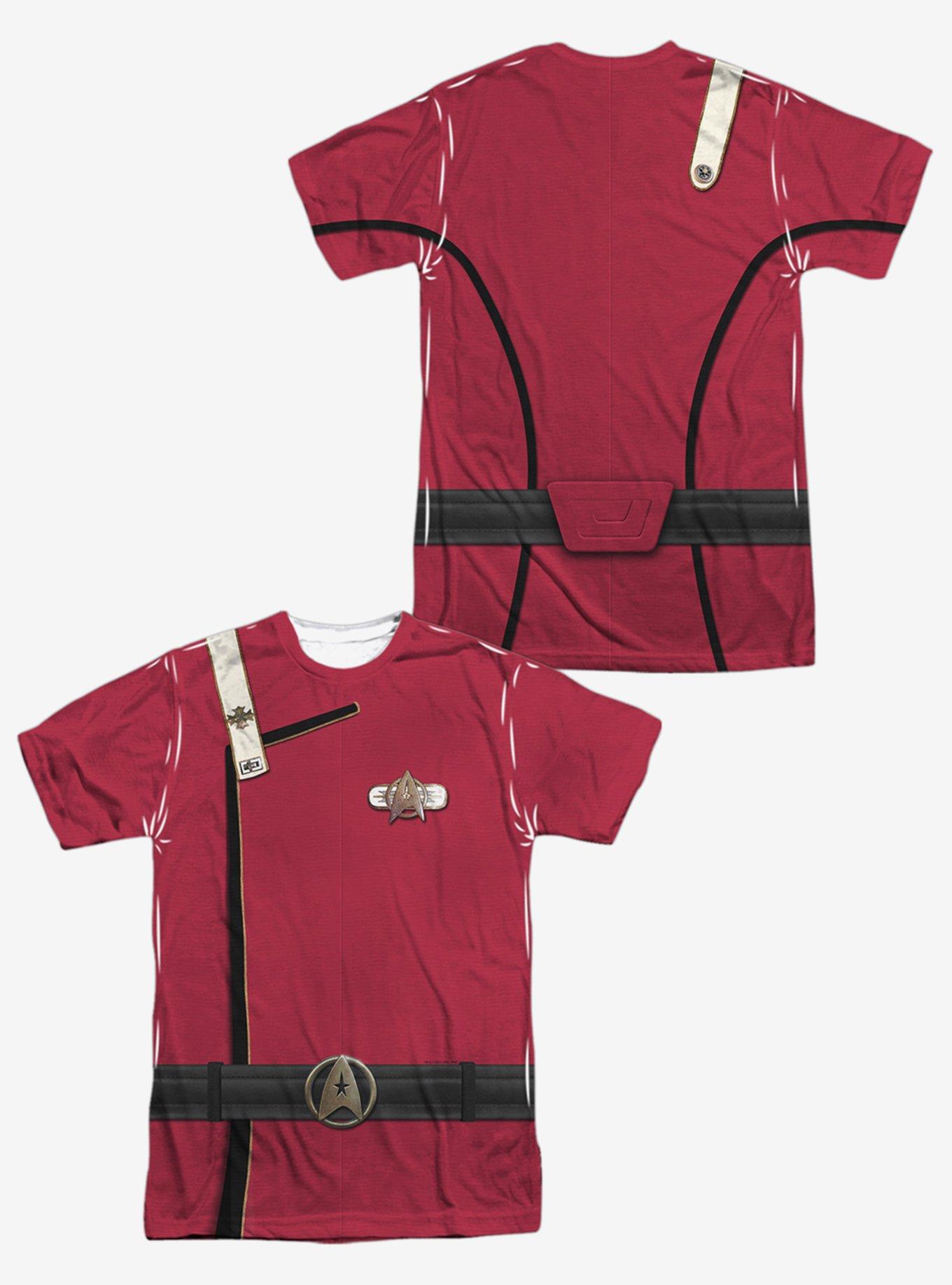 Star Trek Admiral Kirk Costume Sublimated T-Shirt, MULTI, alternate