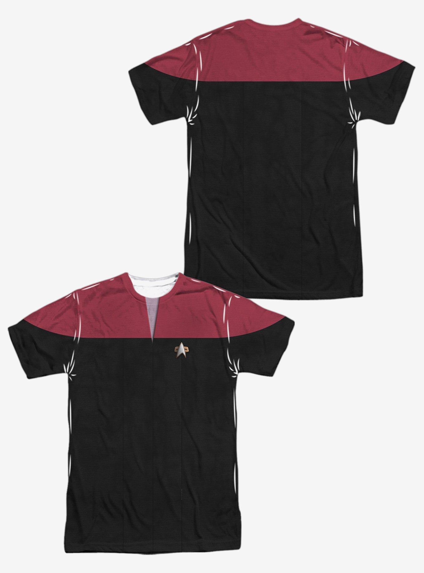 Star Trek Voyager Command Costume Sublimated T-Shirt, MULTI, alternate