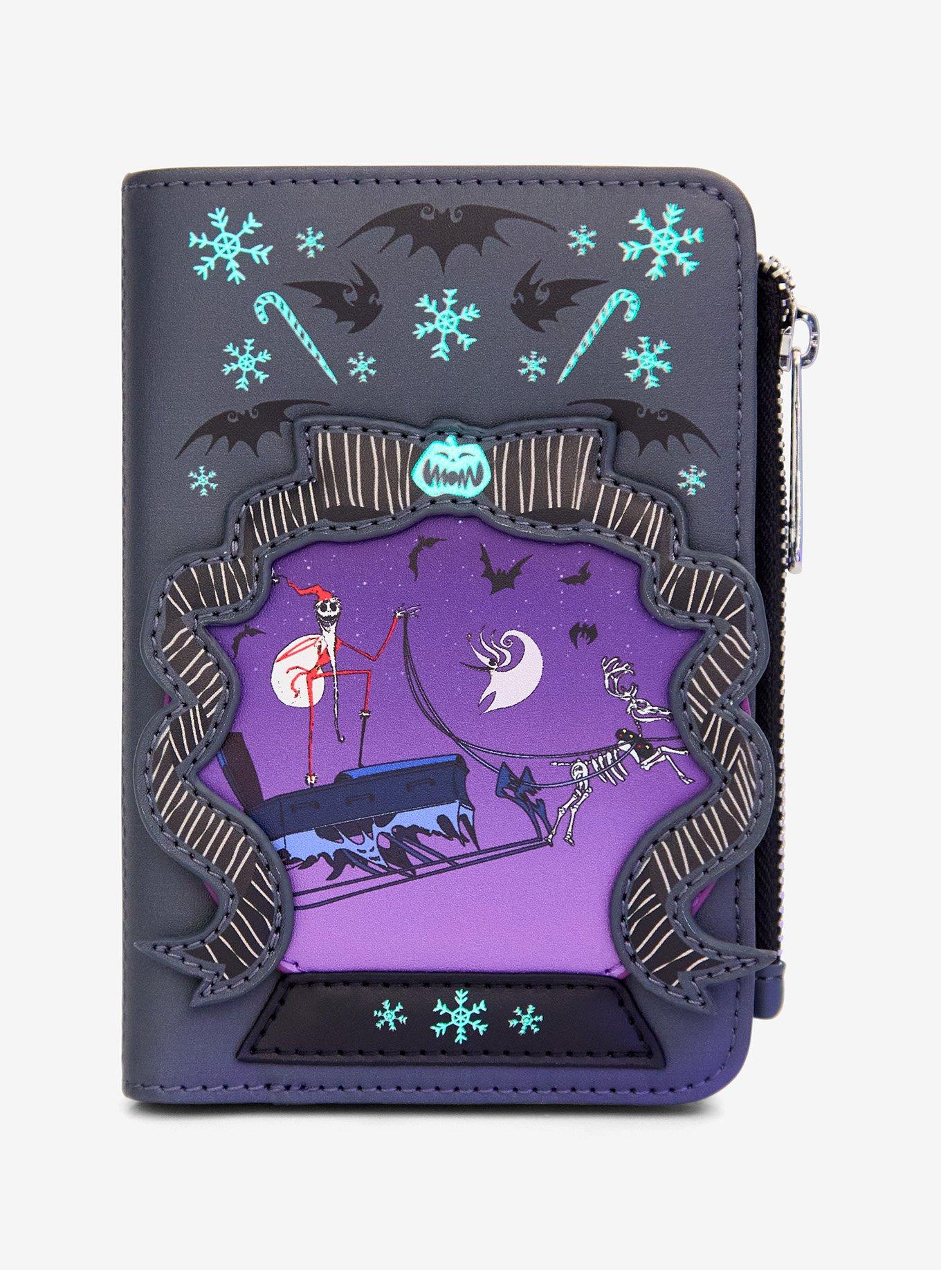 Loungefly Disney The Nightmare Before Christmas Sleigh Ride Glow-in-the-Dark Wallet - BoxLunch Exclusive, , hi-res