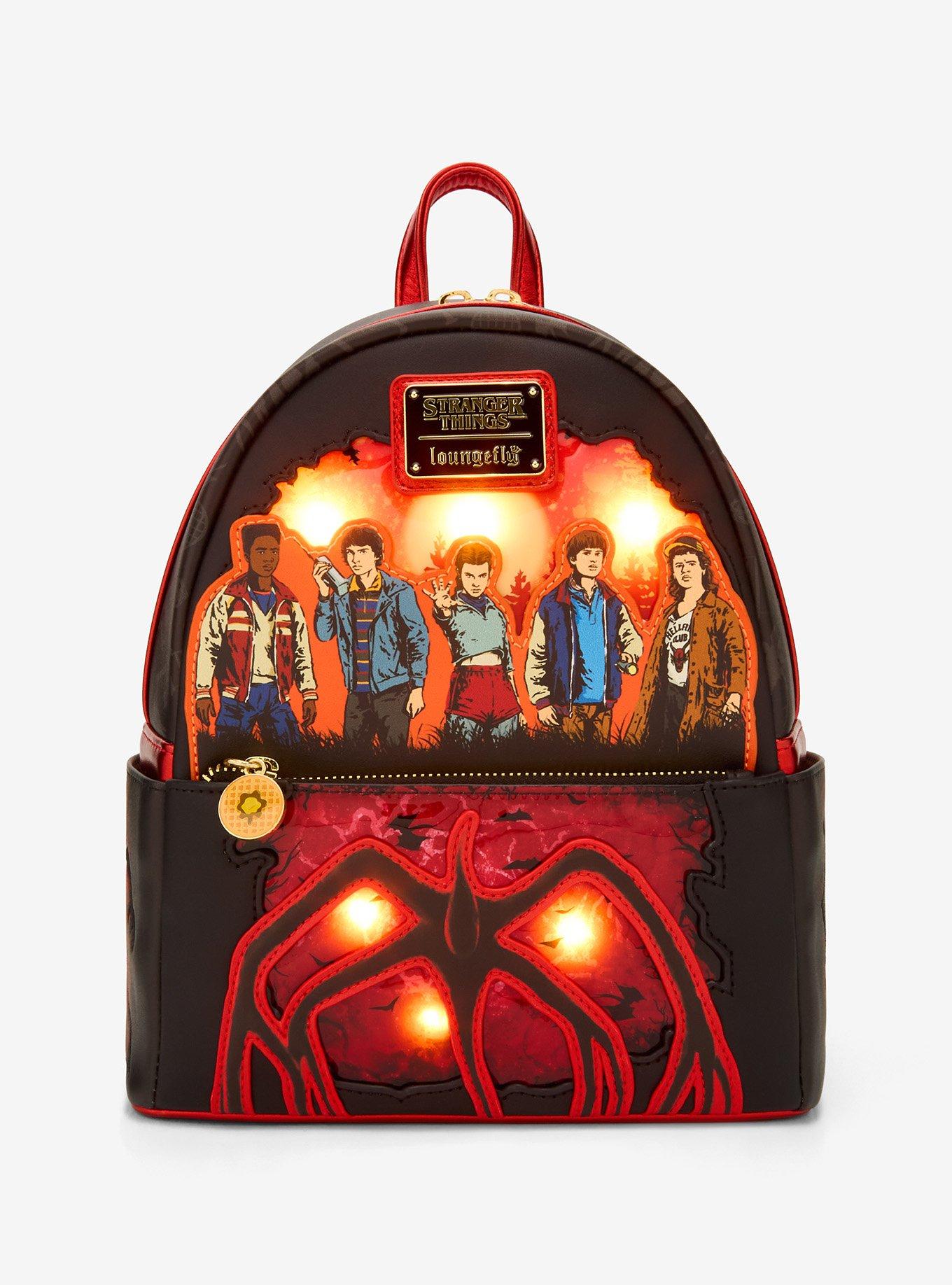 Loungefly Stranger Things Group Portrait Light-Up Mini Backpack - BoxLunch Exclusive, , hi-res