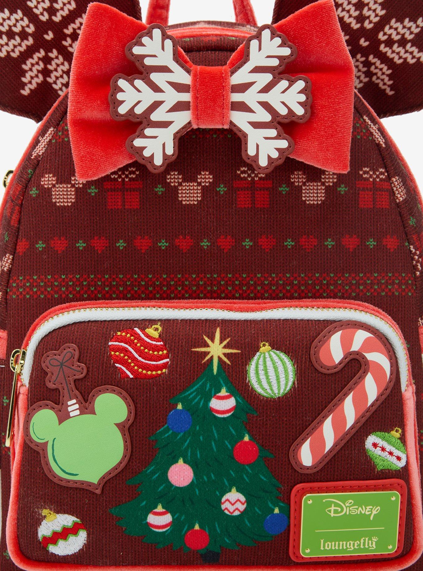Loungefly Disney Minnie Mouse Sweater Holiday Mini Backpack &mdash; BoxLunch Exclusive, , alternate