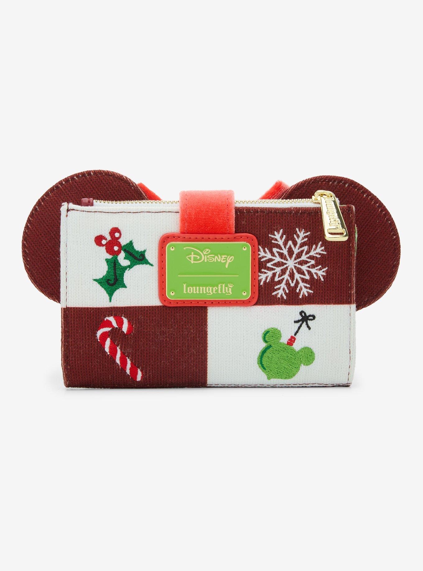 Loungefly Disney Minnie Mouse Sweater Holiday Wallet — BoxLunch Exclusive
