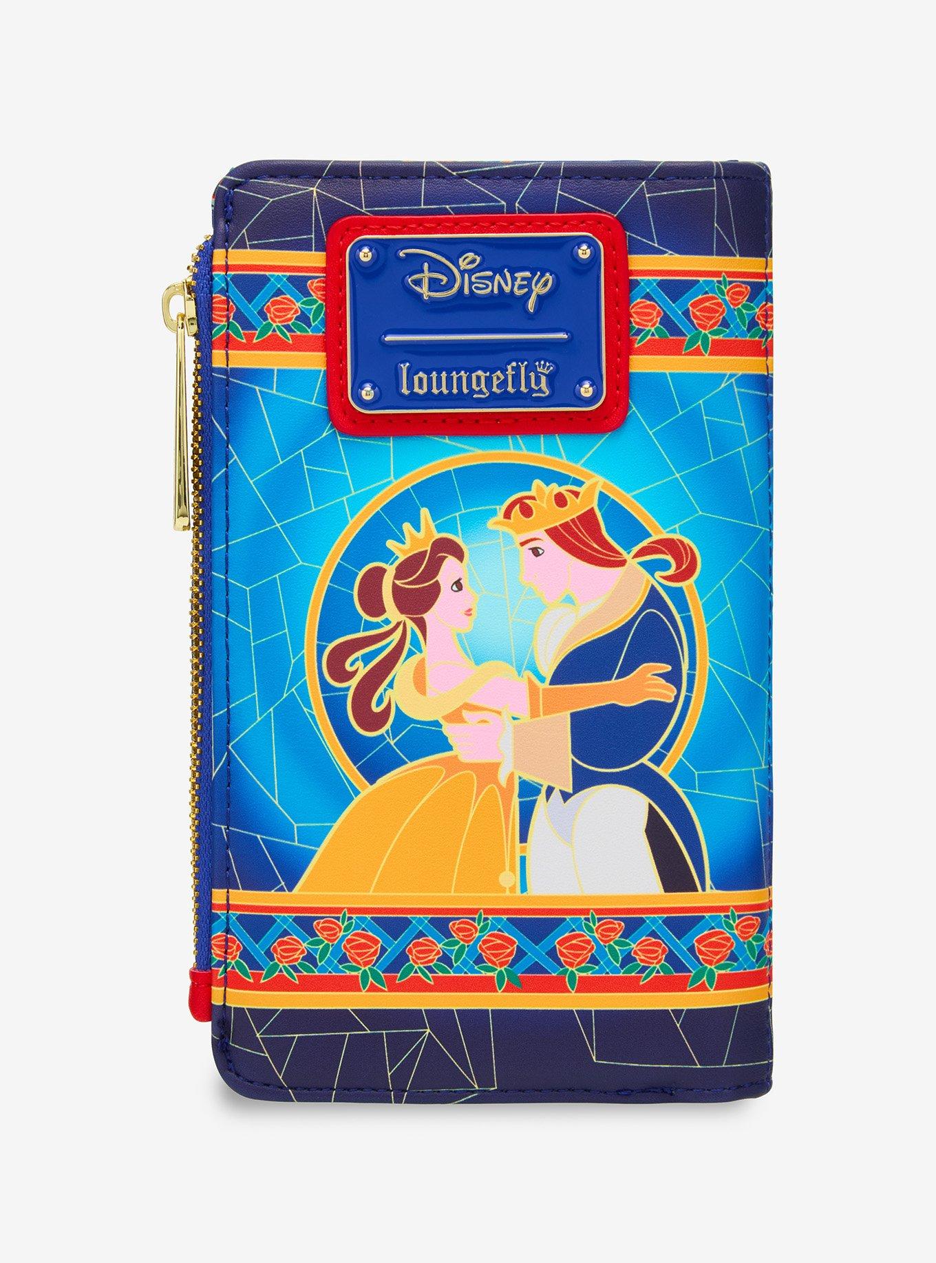 Loungefly Disney Beauty and the Beast Stained Glass Wallet — BoxLunch Exclusive, , alternate