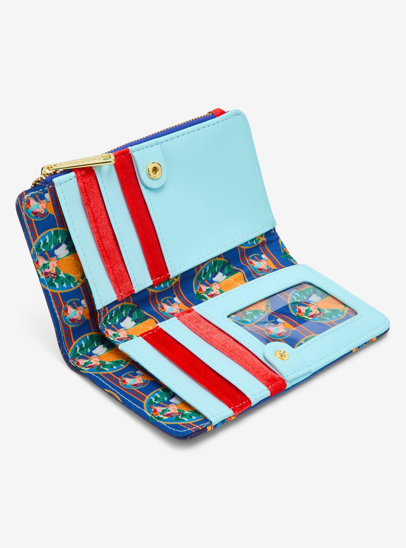 Loungefly Disney Beauty and the Beast Stained Glass Wallet — BoxLunch Exclusive, , alternate