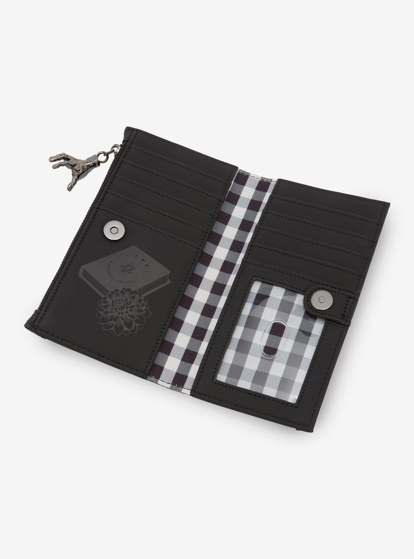 Wednesday Embroidered Icons Wallet, , alternate