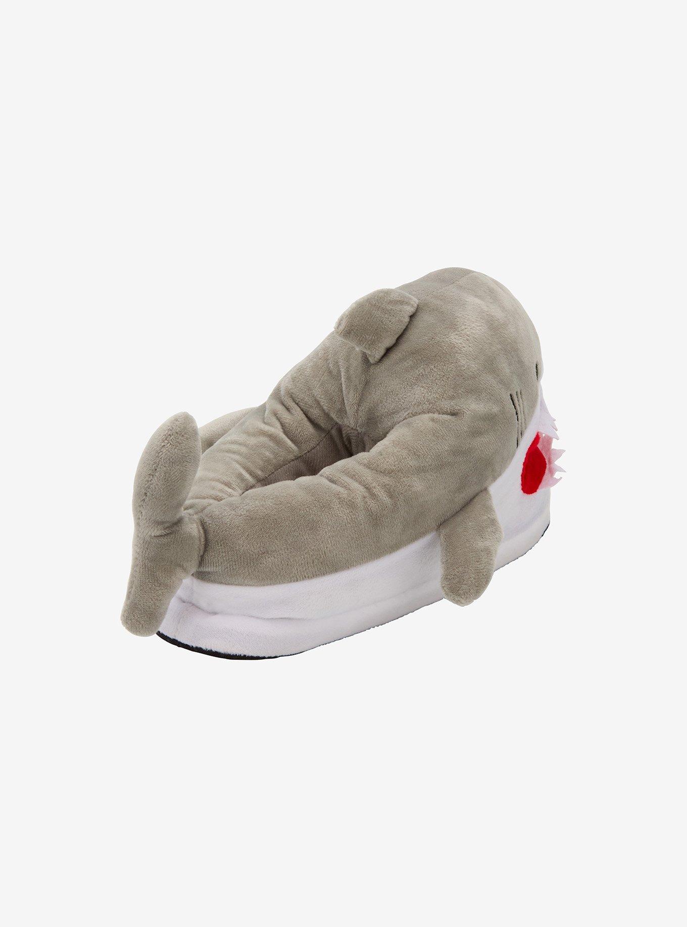 Shark Plush Slippers, MULTI, alternate