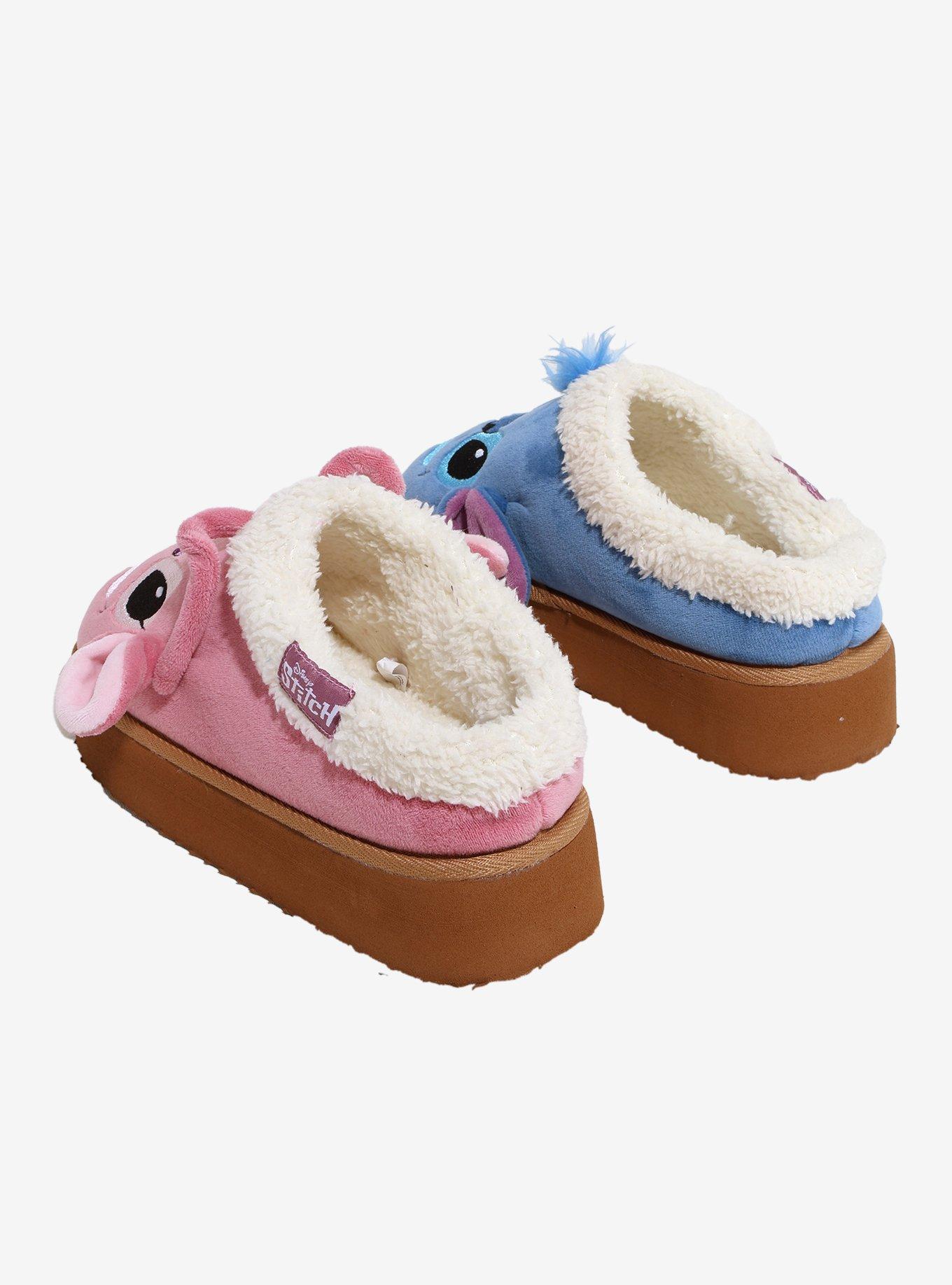 Disney Stitch & Angel Mismatch Platform Slippers, MULTI, alternate