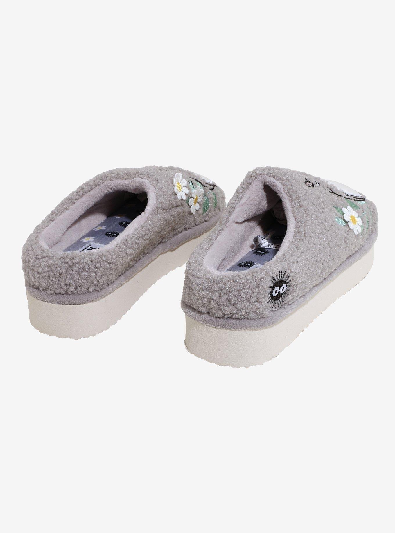 Studio Ghibli® My Neighbor Totoro Flower Fuzzy Slippers, , hi-res