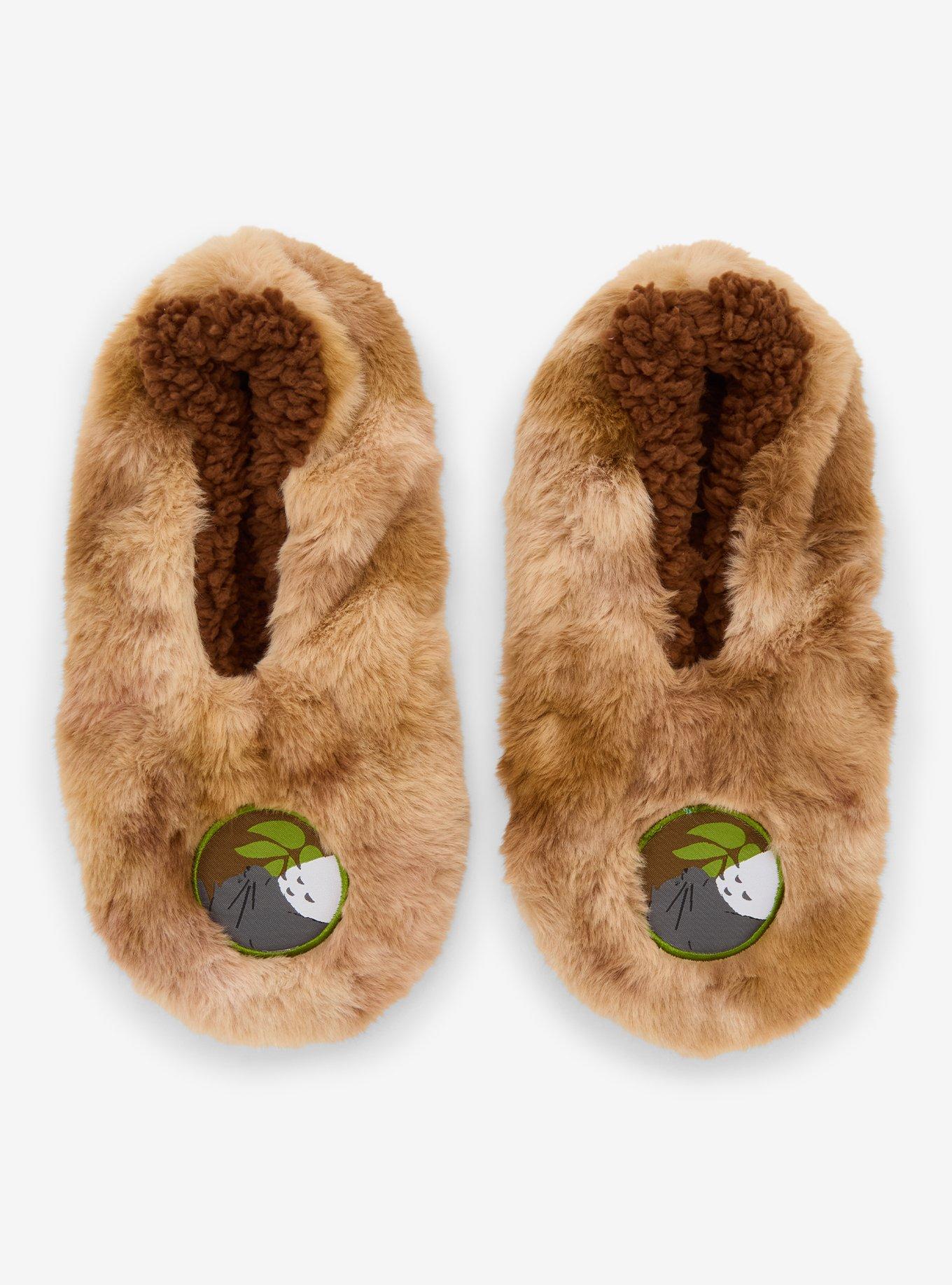 Studio Ghibli® My Neighbor Totoro Brown Cozy Slipper Socks, , hi-res