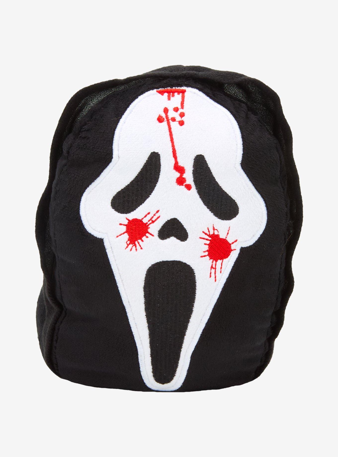 Ghost Face Blood Drip Plush Slippers, , hi-res