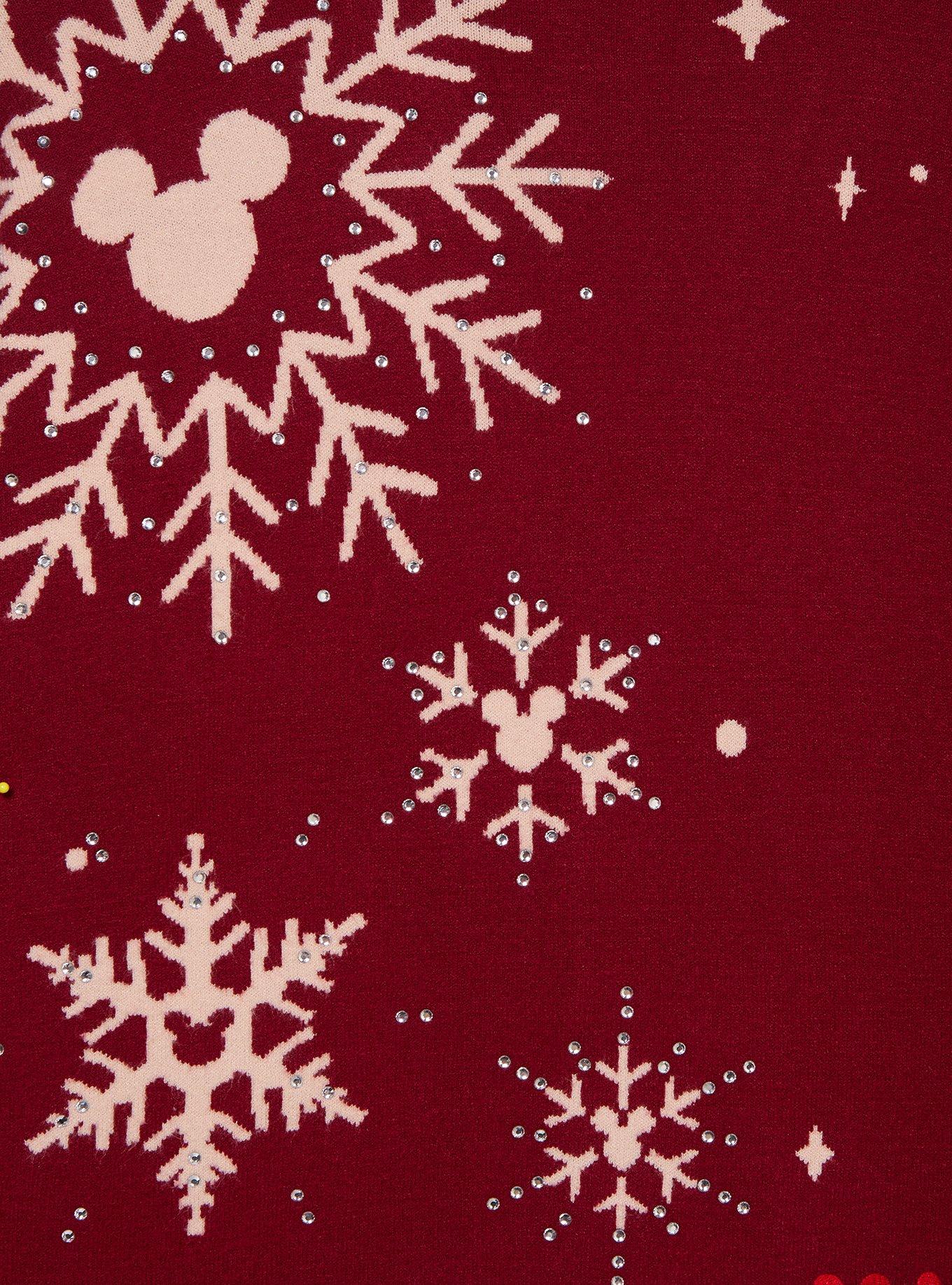 Disney Minnie & Daisy Holiday Women's Plus Size Cardigan - BoxLunch Exclusive, RED, alternate