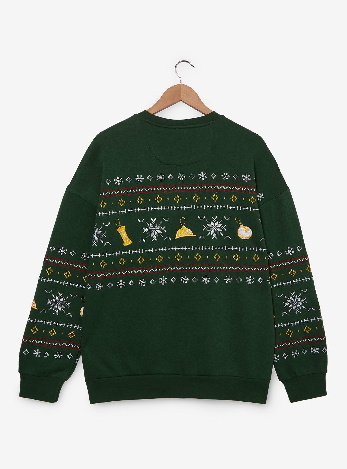 Disney Pixar Monsters, Inc. Sulley, Mike, & Boo Holiday Crewneck - BoxLunch Exclusive, , hi-res