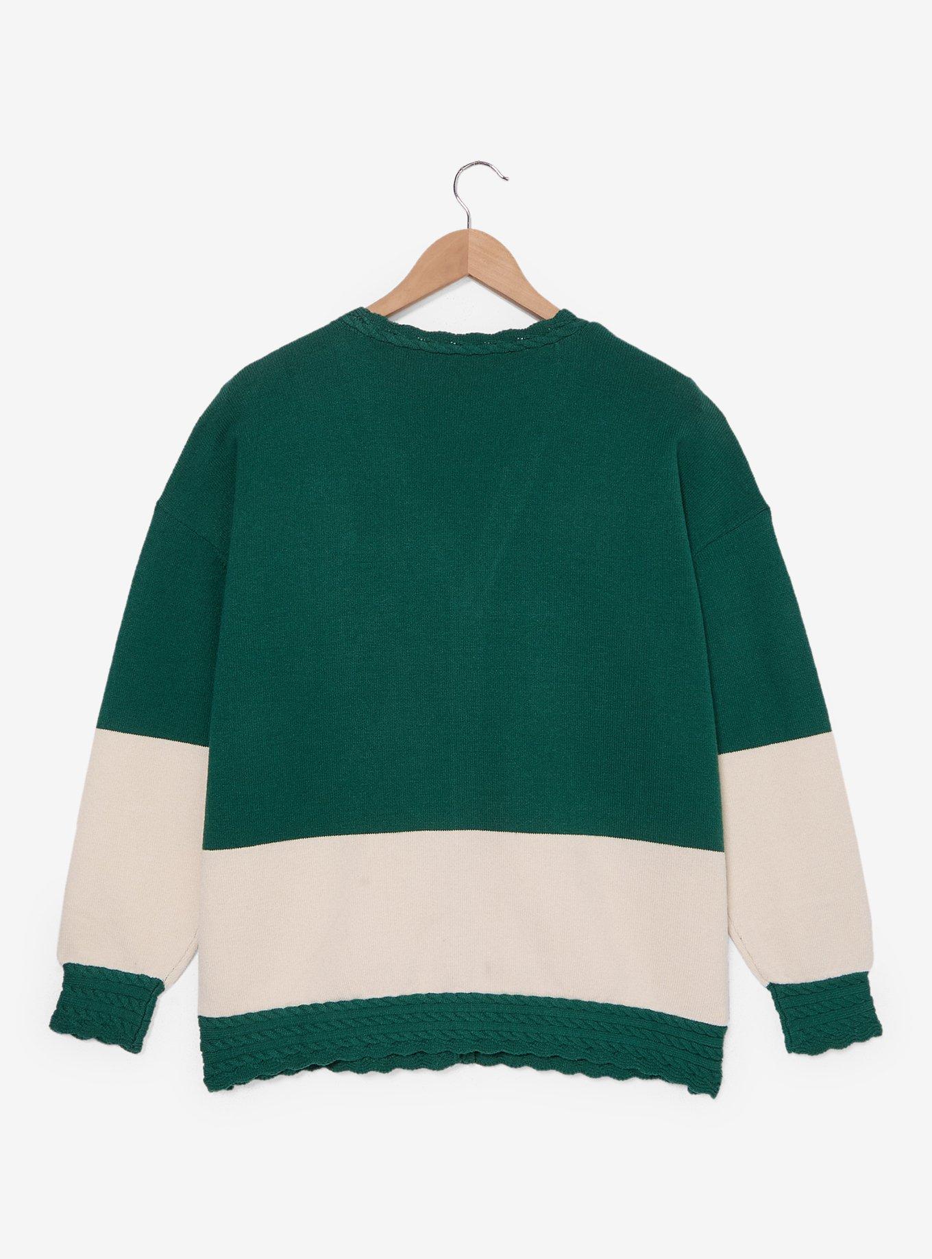 Disney Winnie the Pooh Holiday Scene Women's Plus Size Cardigan - BoxLunch Exclusive, , hi-res