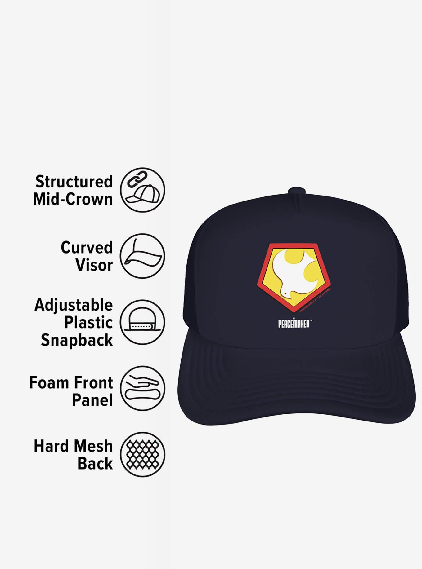 Peacemaker Symbol Foam Trucker Hat, , alternate